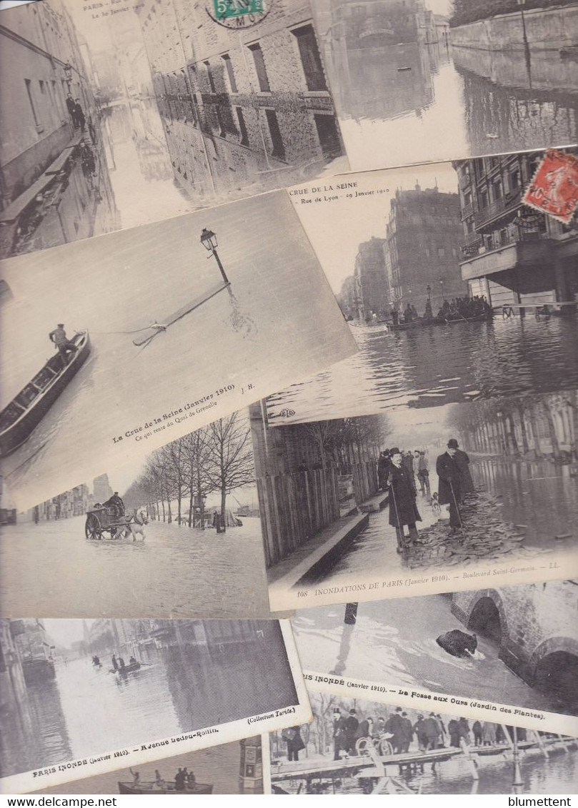 Lot 2571 De 10 CPA Divers Inondations De Paris Déstockage Pour Revendeurs Ou Collectionneurs - 5 - 99 Postcards