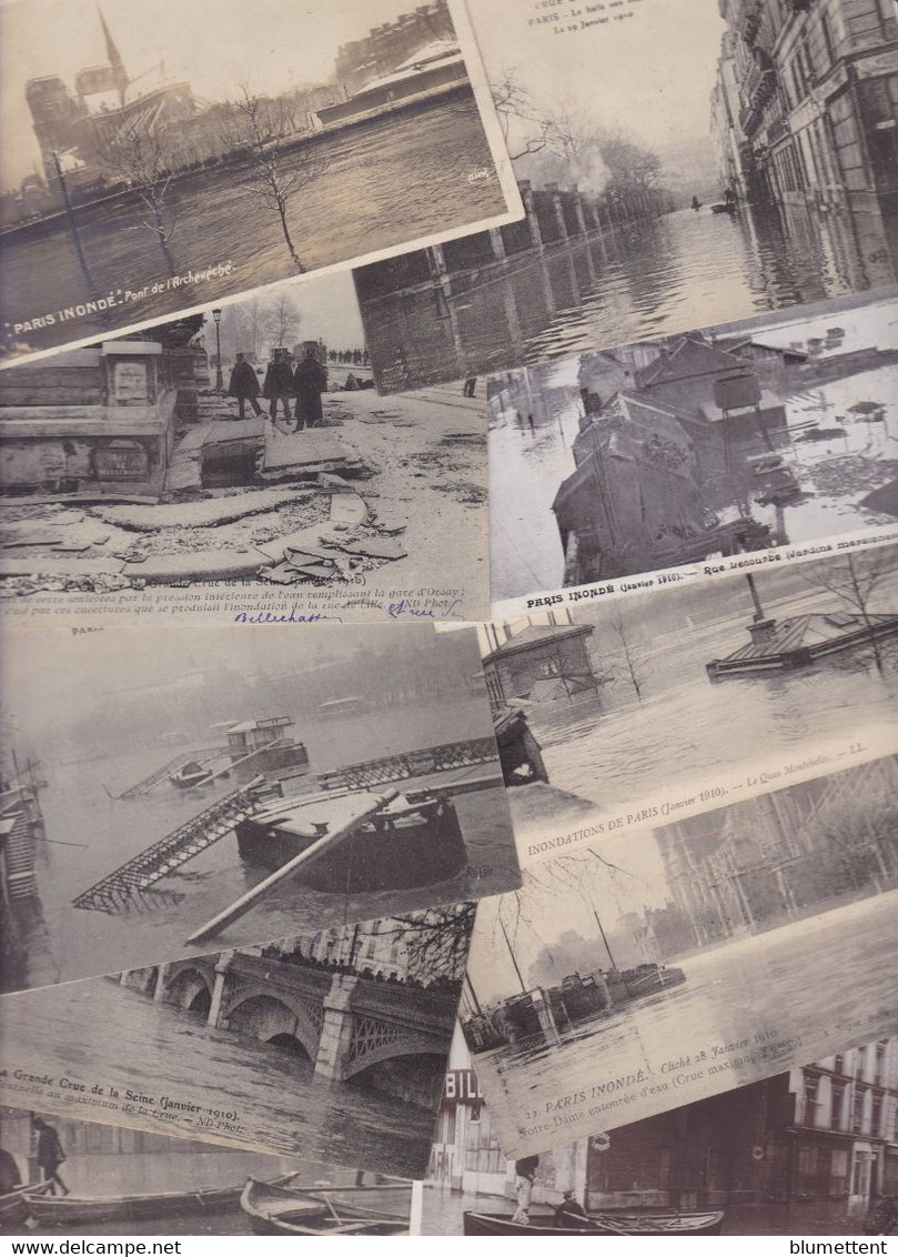 Lot 2576 De 10 CPA Divers Inondations De Paris Déstockage Pour Revendeurs Ou Collectionneurs - 5 - 99 Postkaarten