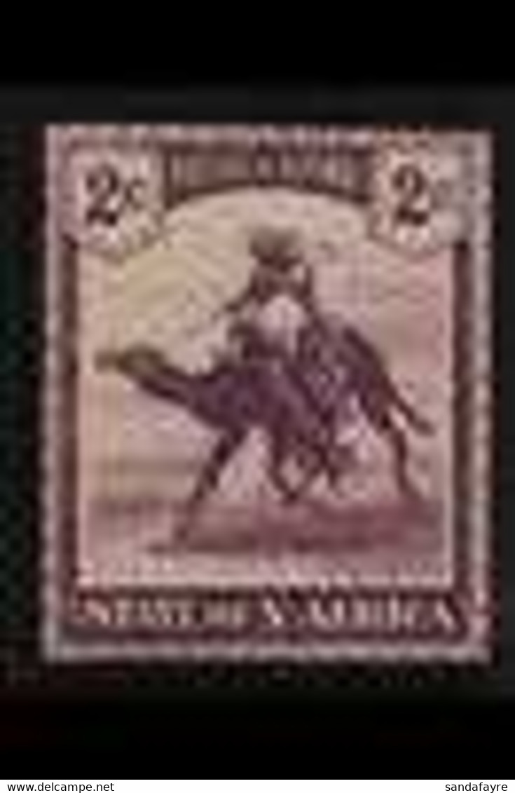 1890s DE LA RUE ESSAY 2c Purple, Inscribed "THE STATE OF N. AFRICA" On Ungummed Paper With Simulated Perforations, Simil - Andere & Zonder Classificatie