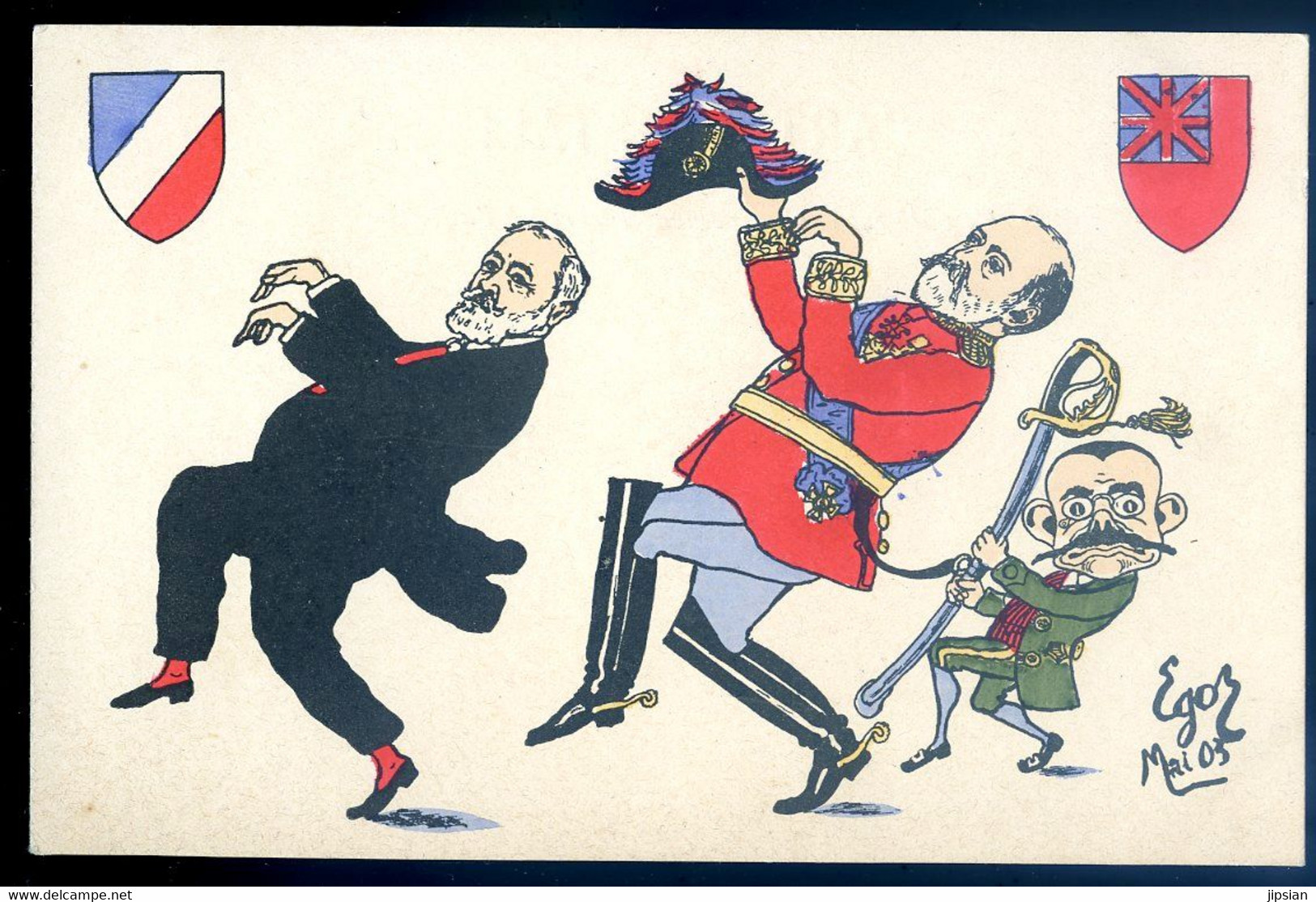 Cpa Politique Satirique Illustrateur Signée Egor Mai 1903  NOV20-27 - Satiriques
