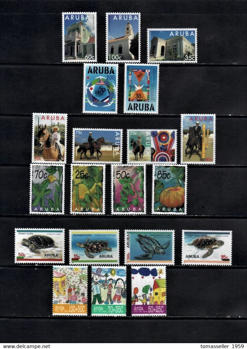 ARUBA 13 Years ( 1994-2006 Y.y.) Full MNH Sets-75 Issues-(225 Stamps+4 S/s) - Curazao, Antillas Holandesas, Aruba