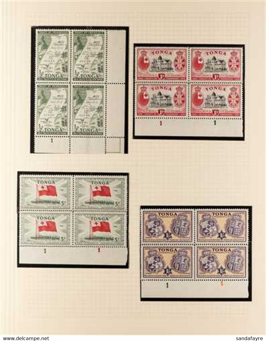 1951 TREATY OF FRIENDSHIP (SG 95/100) Collection Of Stamps And Covers Written Up On Pages. Stamps Include The Set In Nev - Tonga (...-1970)