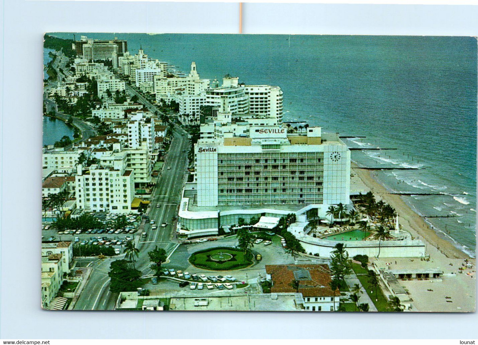 Amérique -LAUDERDALE - FLORIDA - Looking North From The Seville Hotel,  - Hotel Row, Miami Beach, Florida - Fort Lauderdale