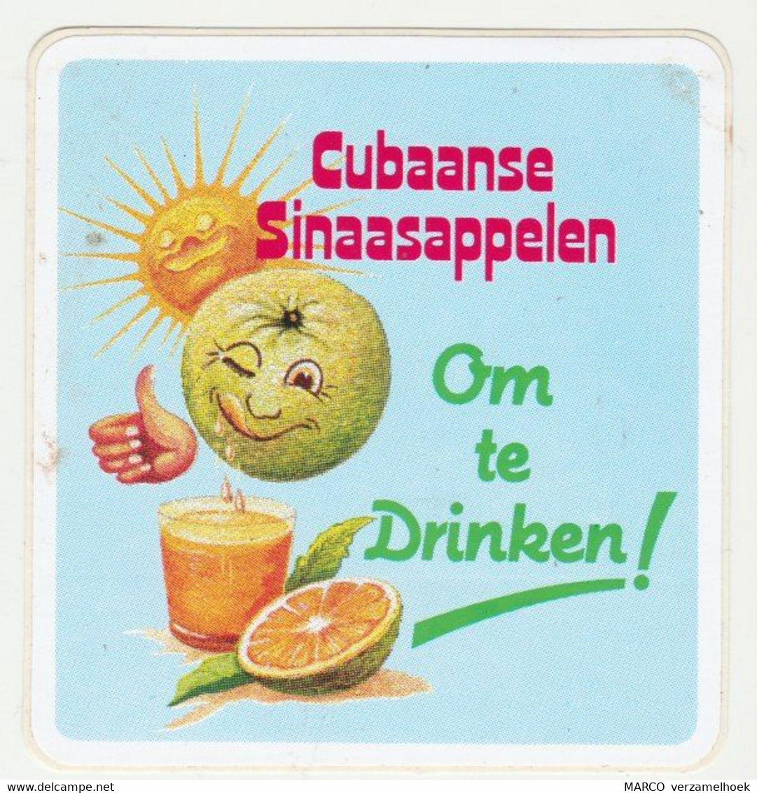 Sticker Cubaanse Sinasappelen, Om Te Drinken - Pegatinas
