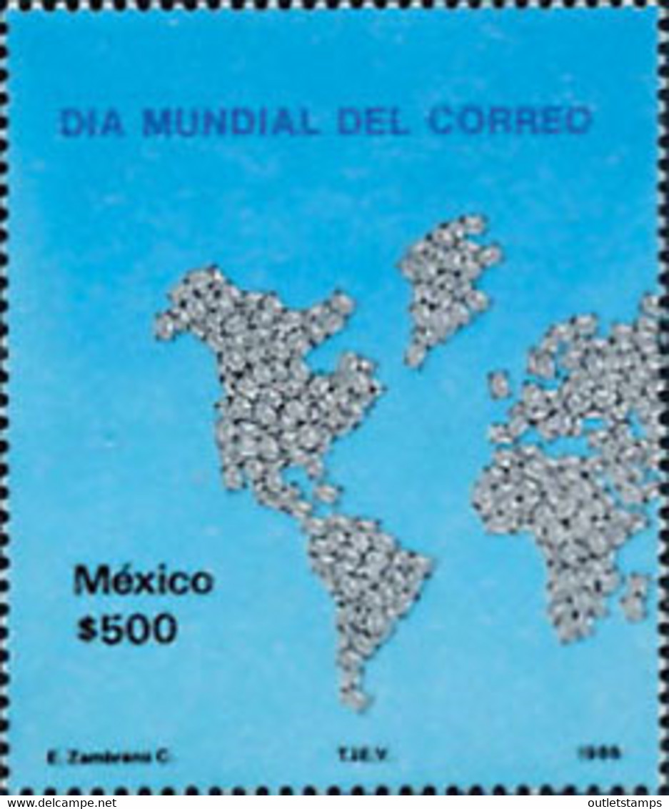 Ref. 174681 * NEW *  - MEXICO . 1988. DAY OF THE POST. DIA DEL CORREO - Messico