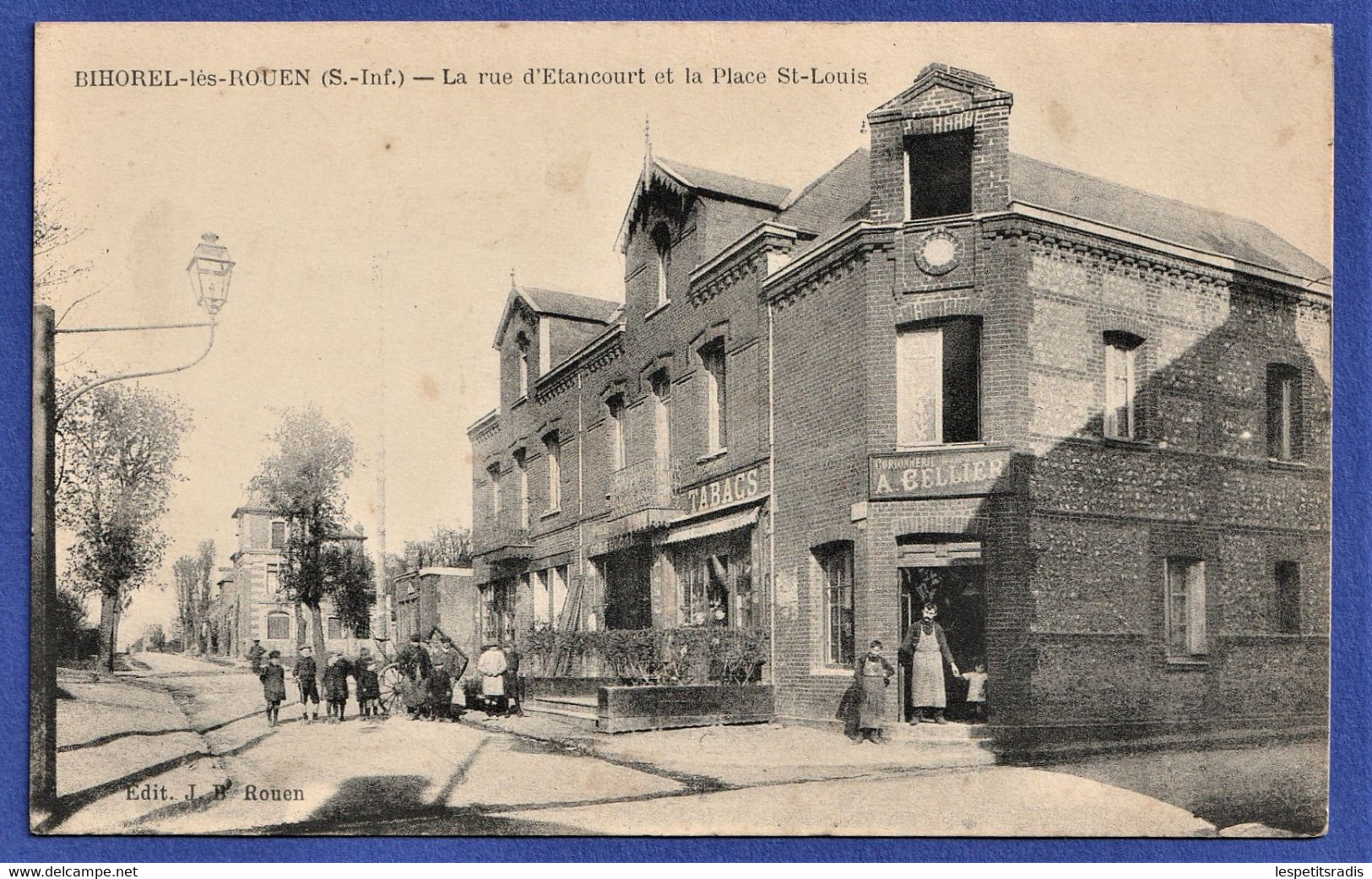 CPA 76 BIHOREL LES ROUEN - La Rue D'Etancourt Et La Place St-Louis - Bihorel