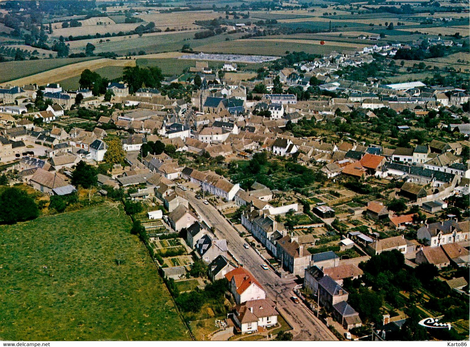 Marolles Les Braults * Vue Générale Aérienne Du Village - Marolles-les-Braults