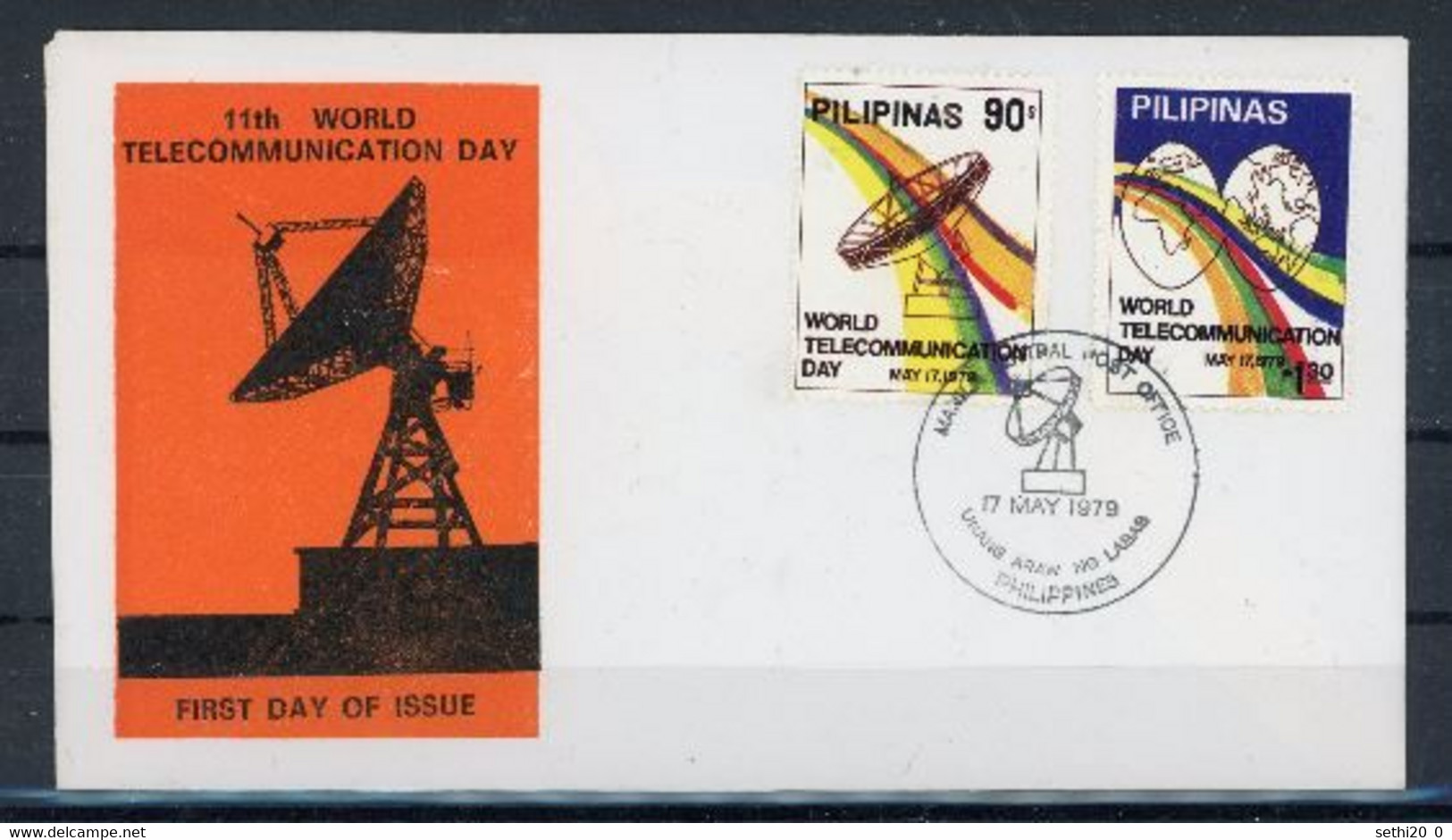 Philippines 1979 Space Espace FDC - Other & Unclassified