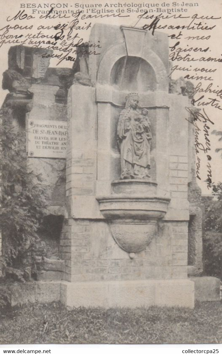 Besançon - Square Archéologique De St-Jean - Fragments De L'Eglise De St-Jean-Baptiste - Besancon