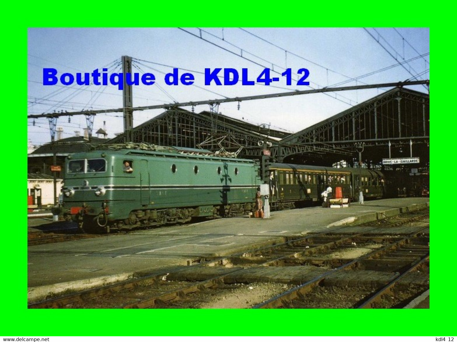 ART 247 - Train - Loco CC 7114 En Gare - BRIVE LA GAILLARDE - Corrèze - SNCF - Eisenbahnen