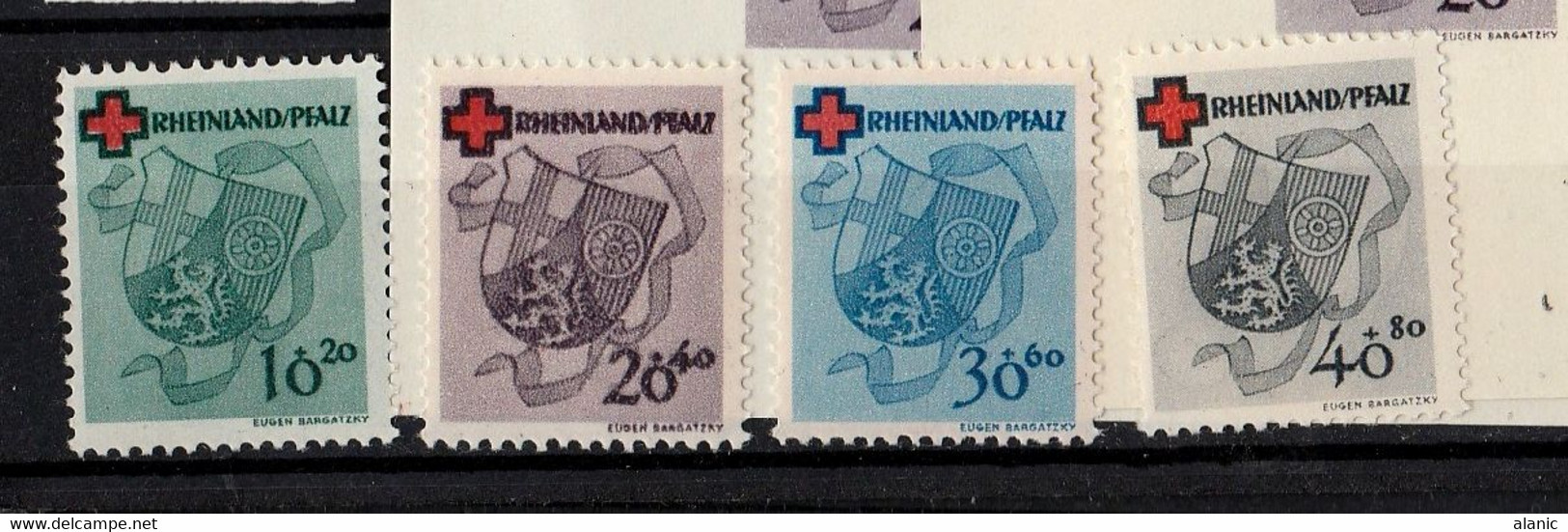 ALLEMAGNE ZOF - TIMBRES " RHEINLAND / PFALZ  N° 41/44 NEUFS SANS CHARNIERE - Other & Unclassified