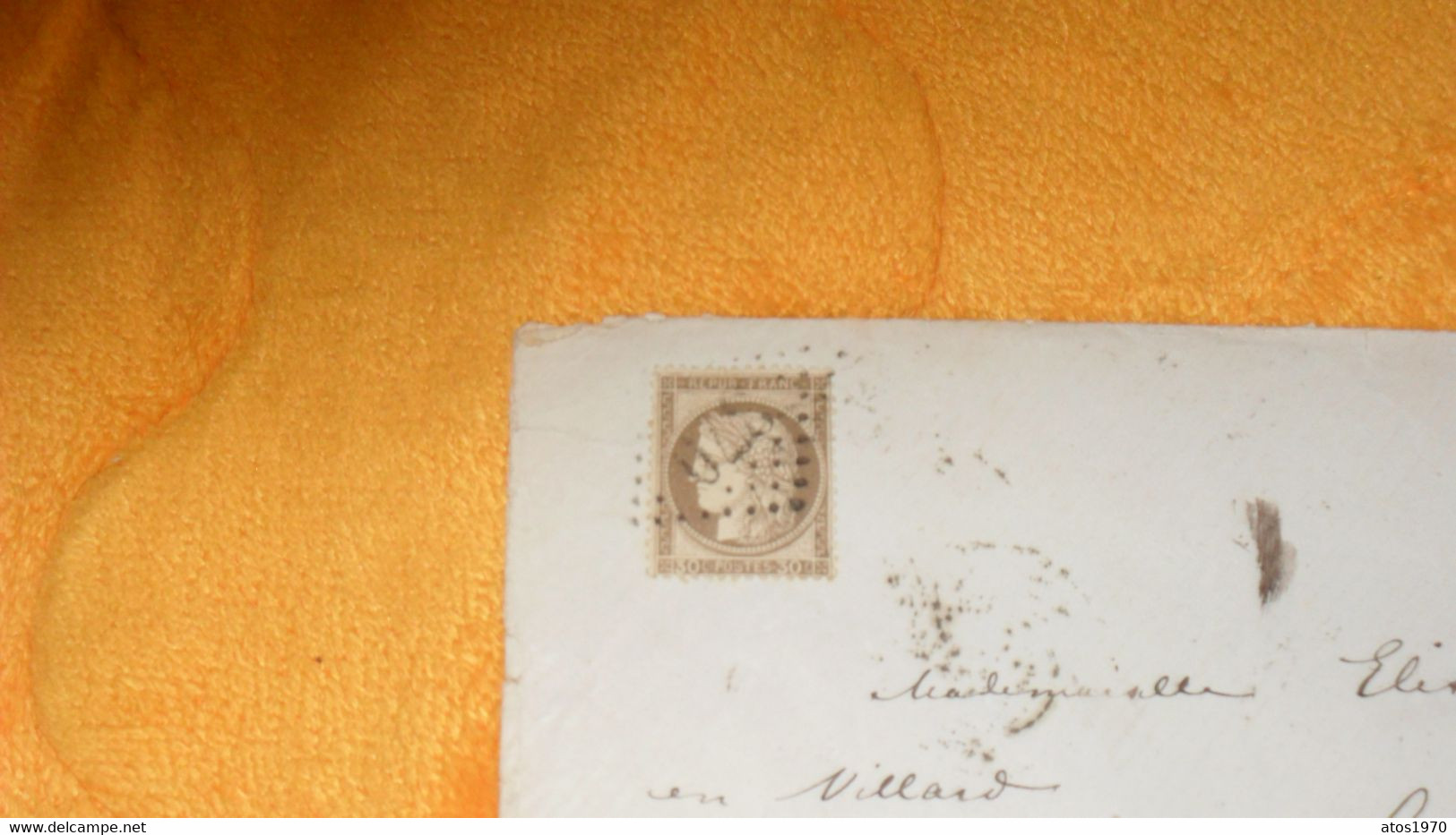 ENVELOPPE ANCIENNE DE 1876../ CACHETS BEAUCOURT POUR LAUSANNE SUISSE..OBLIERATION GC 370 + TIMBRE CERES 30C.. - 1849-1876: Période Classique