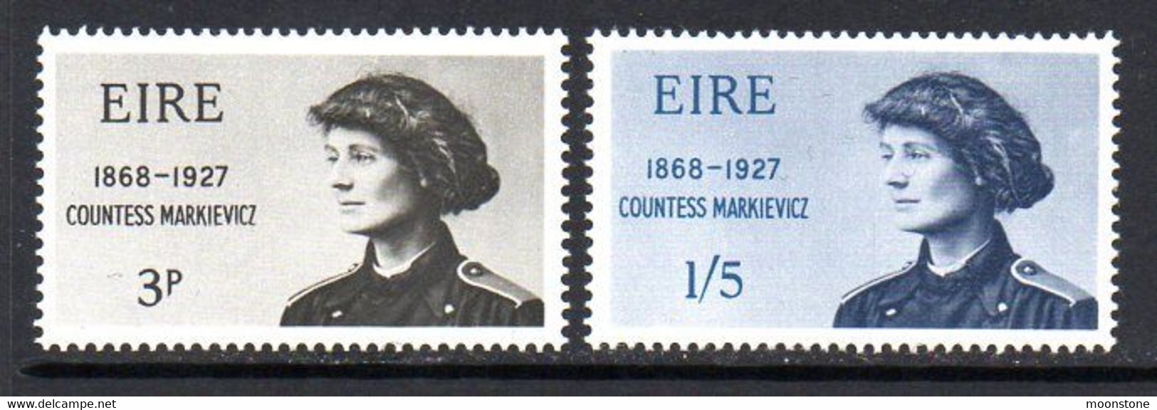 Ireland 1968 Birth Centenary Of Countess Markievicz Set Of 2, MNH, SG 243/4 - FDC
