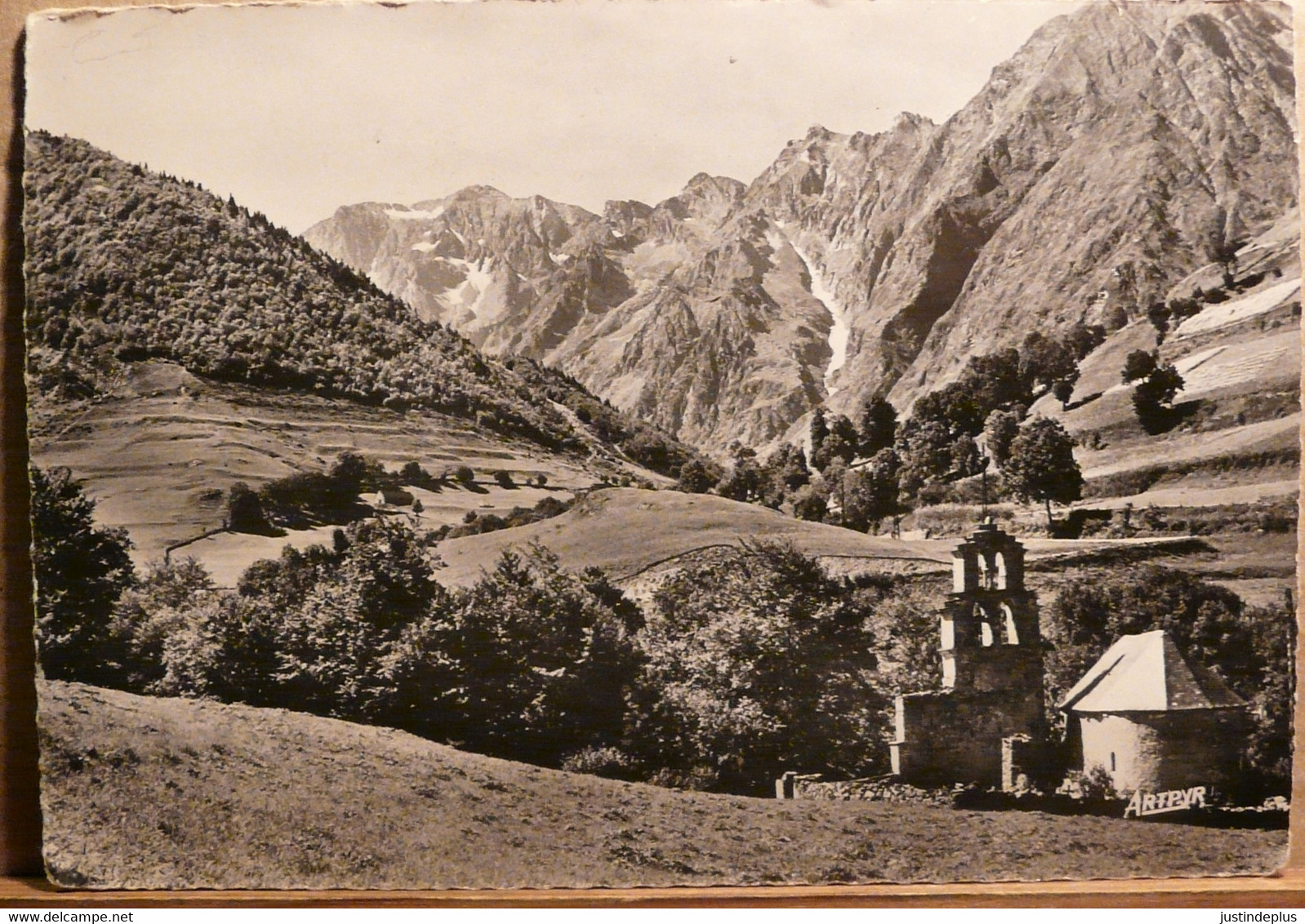 CHAPELLE DES TEMPLIERS AU PLAN D'ARAGNOUET VALLE D'AURE CARTE DE 1960 - Aragnouet