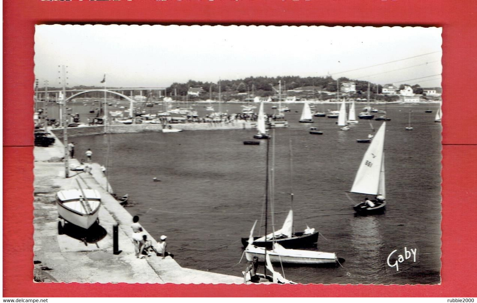 LA TRINITE SUR MER 1962 VUE SUR LE PONT DE KERISPER CARTE EN TRES BON ETAT - La Trinite Sur Mer