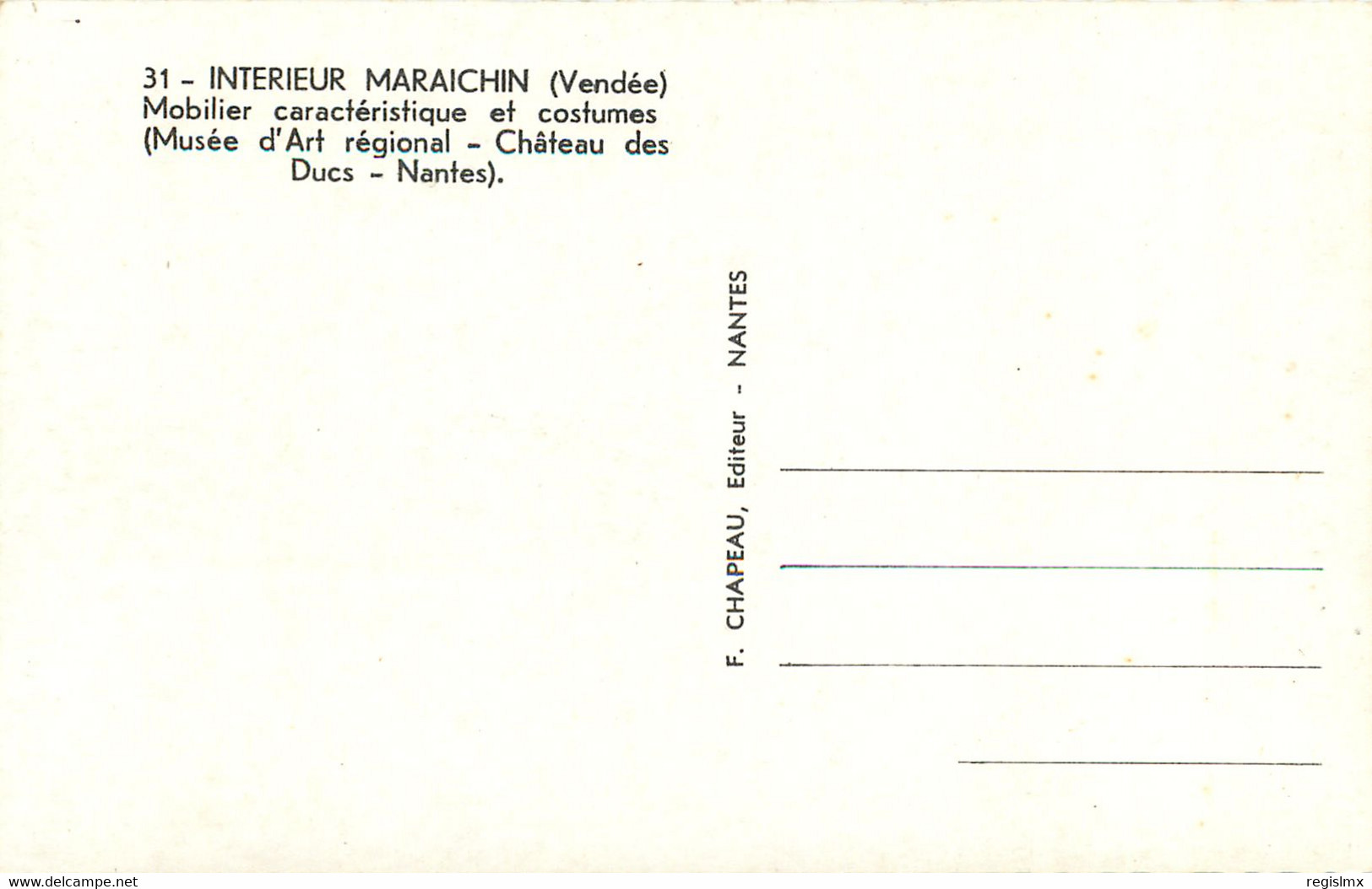 85-CHAMPAGNE LES MARAIS-N°3021-E/0389 - Other & Unclassified