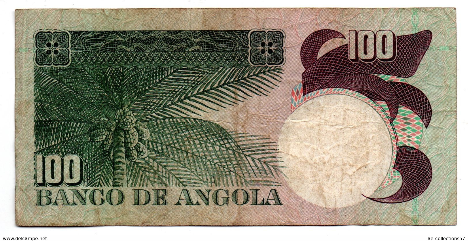 Angola  -  100 Escudos  10/06/1973   état  TB - Angola