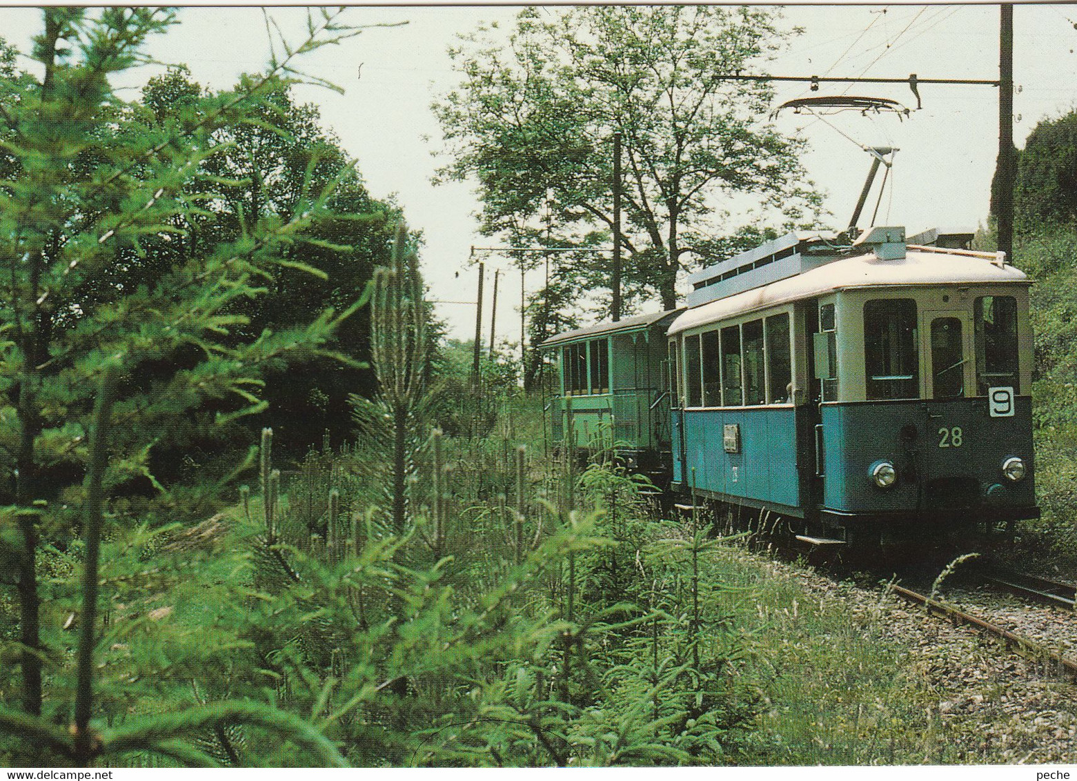 N° 9148 R -cpm Le Tram 28 -région Montreux Vevey - Strassenbahnen