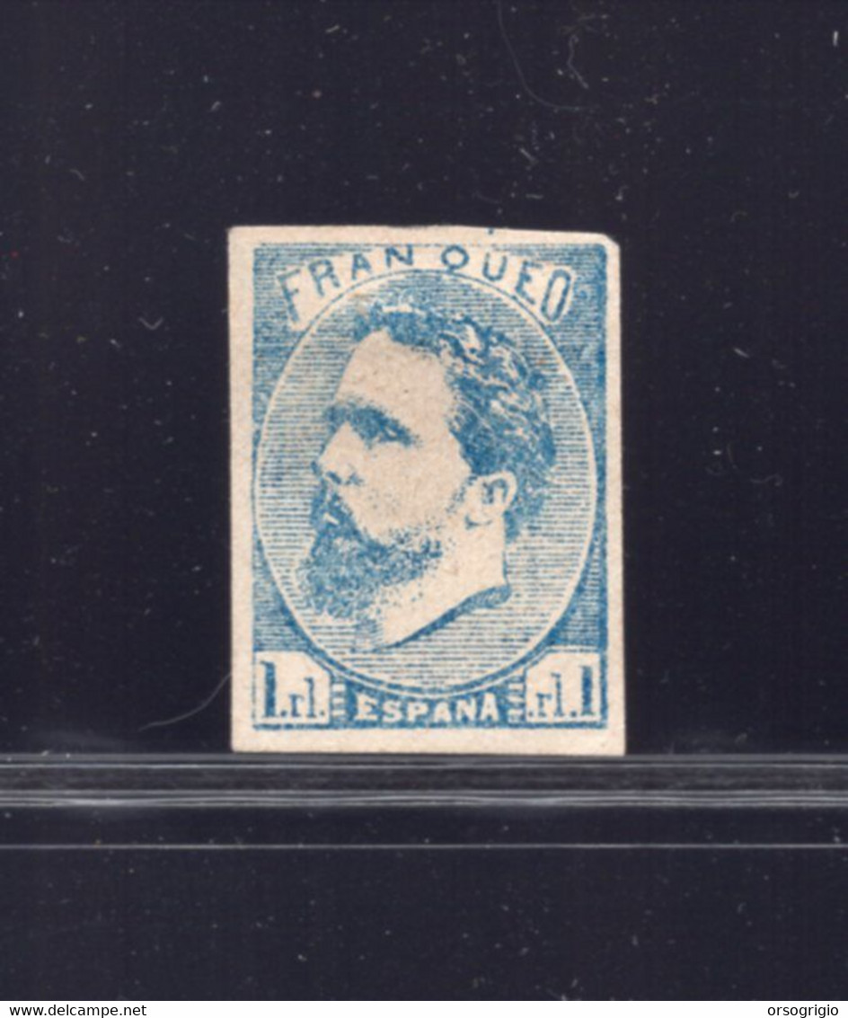 SPAGNA - Amadeo I  - Repubblica De 1.870 A 1.874 - TASSA DI GUERRA - 5 Cent. Verde   Raro - Used Stamps