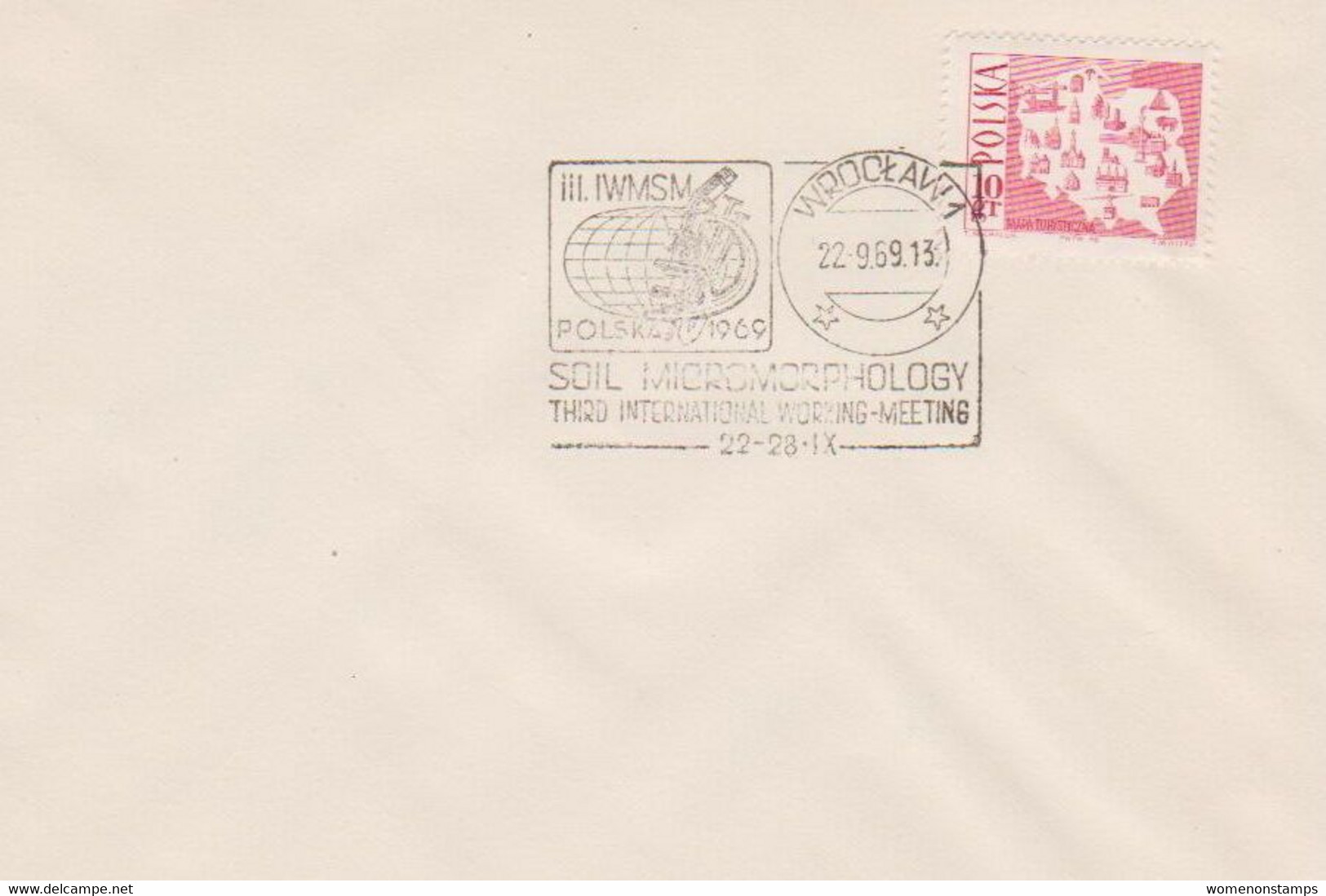 Soil Micromorphology Microscope Agriculture Special Cancel / Postmark Poland - Agriculture