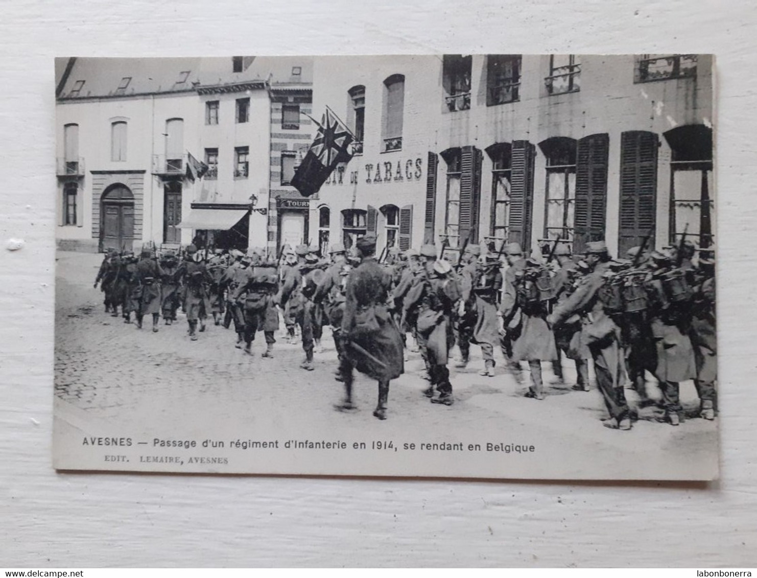 59 Avesnes- Passage  D'un Régiment D Infanterie En 1914 Se Rendant En Belgique - Avesnes Sur Helpe