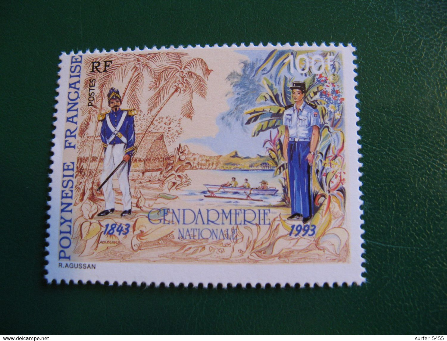 POLYNESIE POSTE ORDINAIRE N° 443A NEUF** LUXE - MNH - COTE YVERT 20,00 EUROS - Neufs