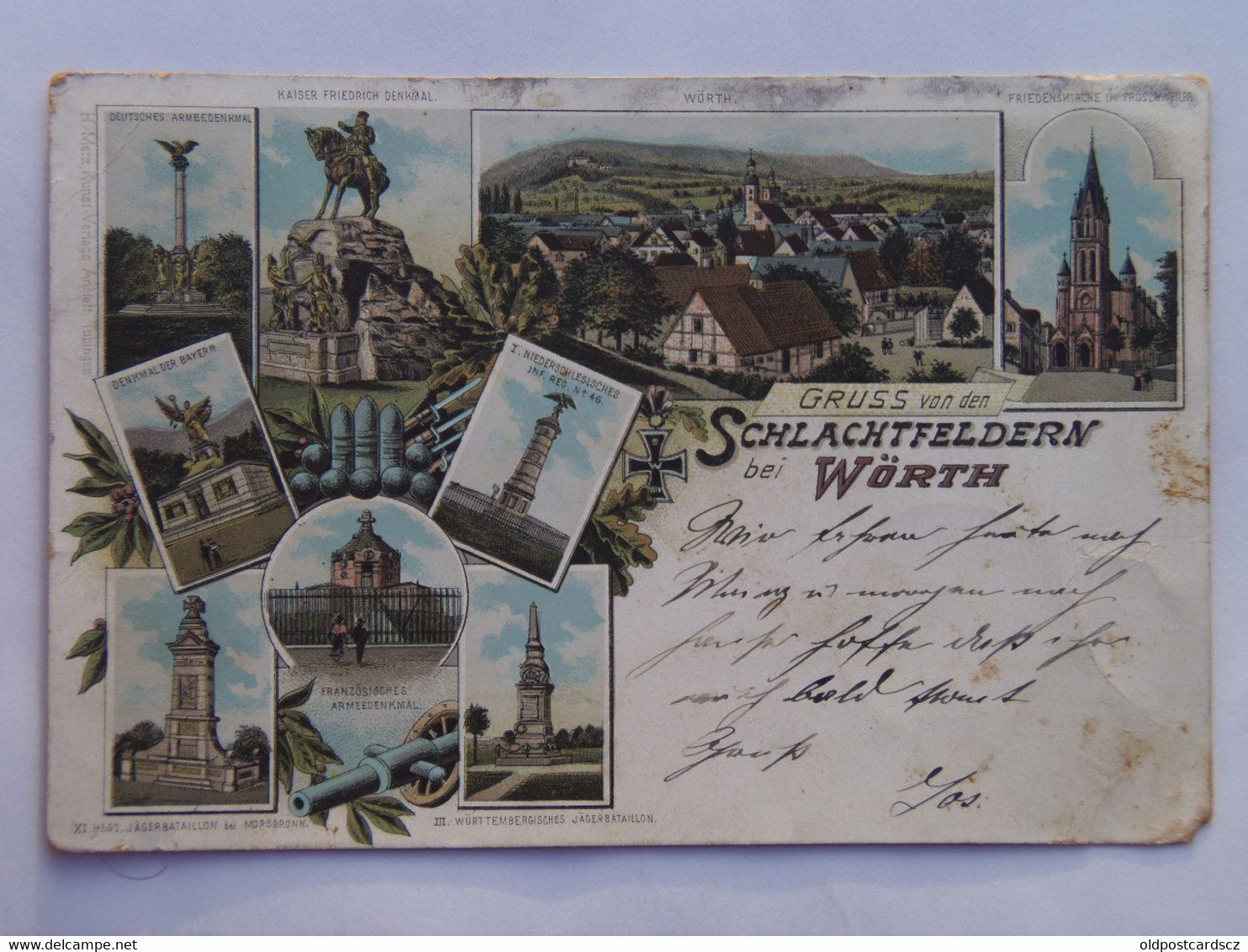 Germany 209 Woerth 1895 Battlefields Monuments Memorials Kaiser Friedrich - Wörth