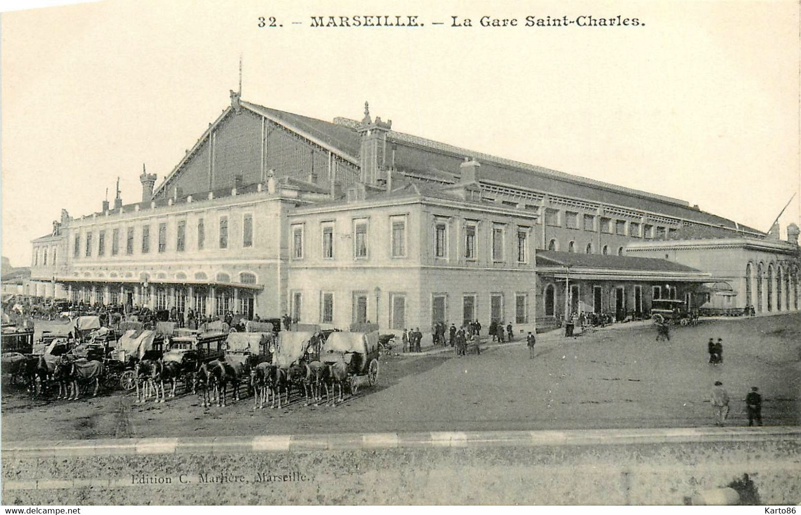 Marseille * La Gare St Charles - Stazione, Belle De Mai, Plombières