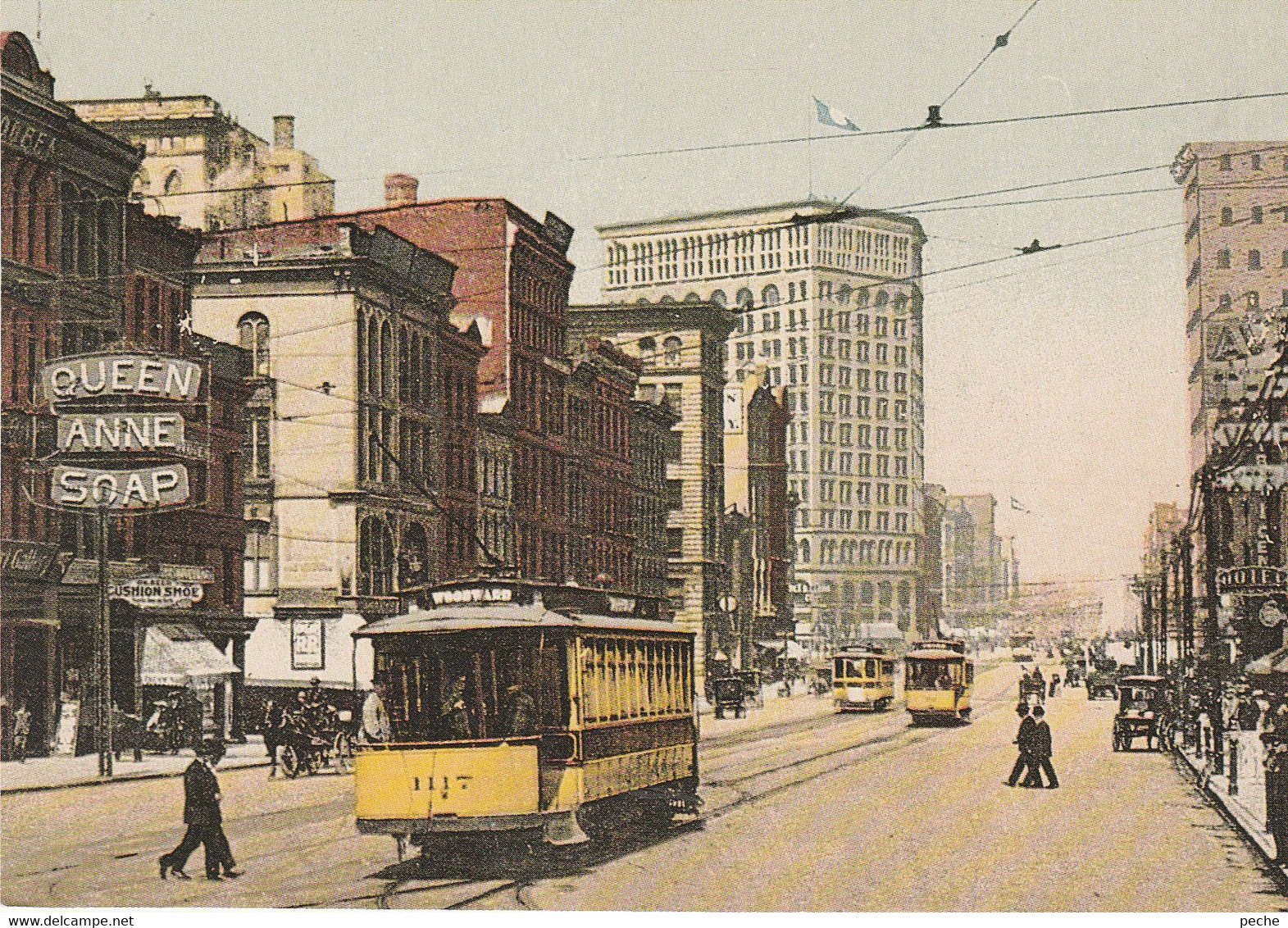 N° 9171 R -cpm Tramway à Detroit -Michigan- - Strassenbahnen