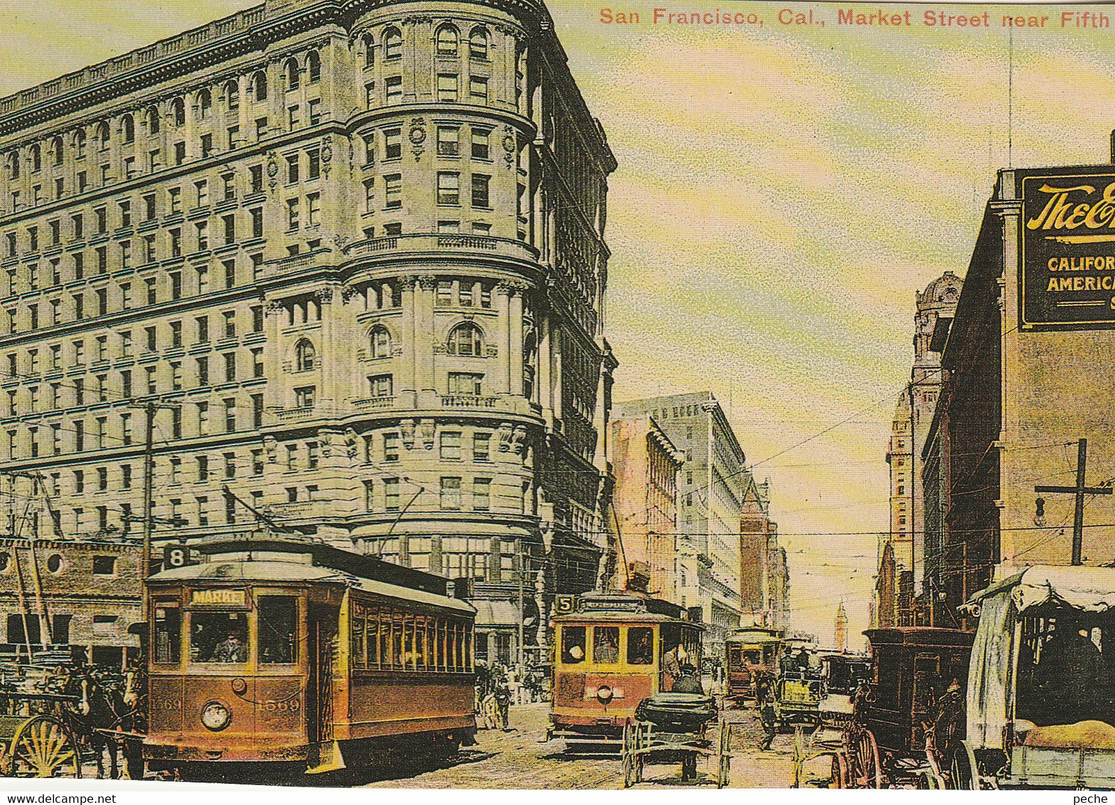 N° 9178 R -cpm Tramway San Francisco -Californie- - Strassenbahnen