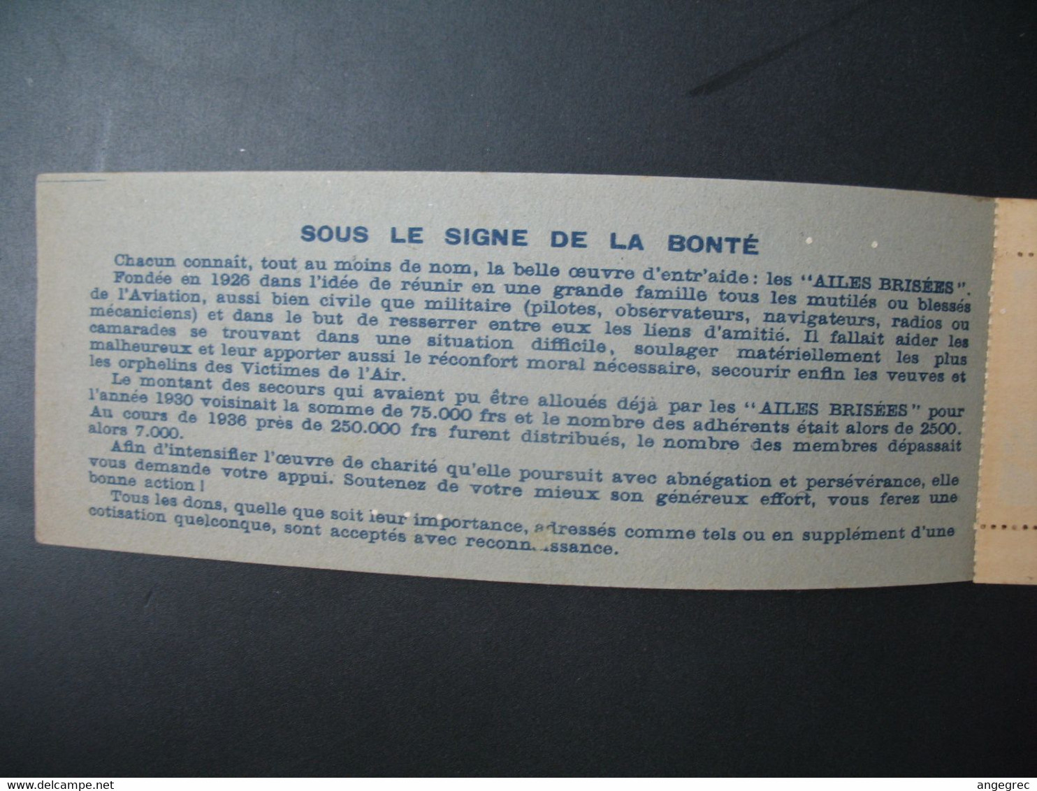 Vignette Carnet complet Les Grandes figures de l'Aviation Française Ailes Brisées de BLERIOT à PAULMAN neuf** RARE TTBE