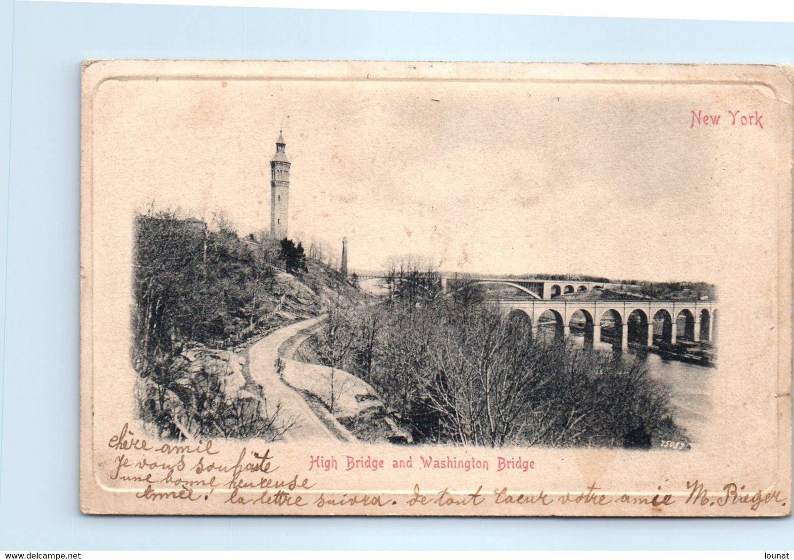 Amérique - NEW YORK - High Bridge And Washington Bridge - Bruggen En Tunnels