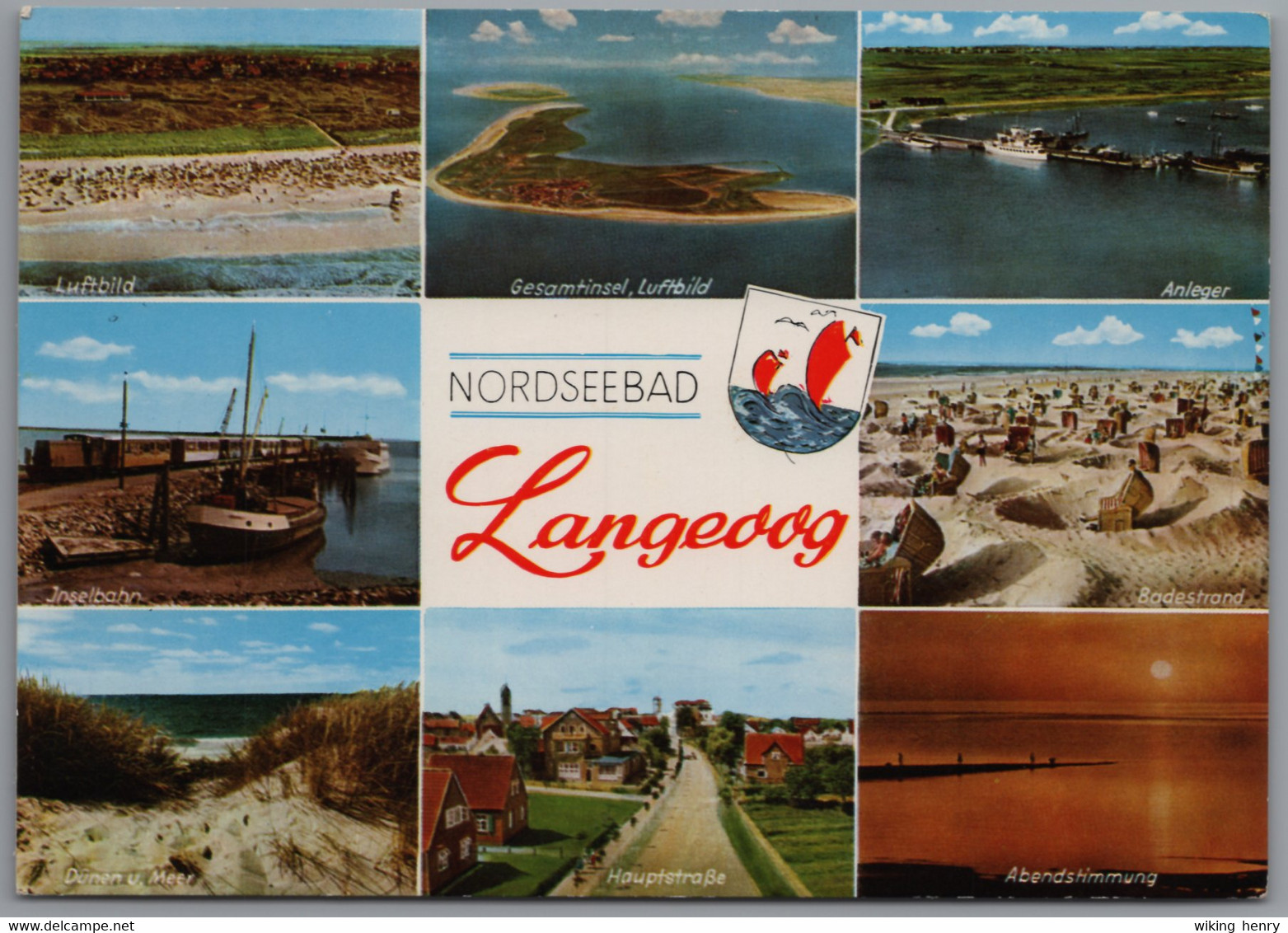 Langeoog - Mehrbildkarte 5 - Langeoog