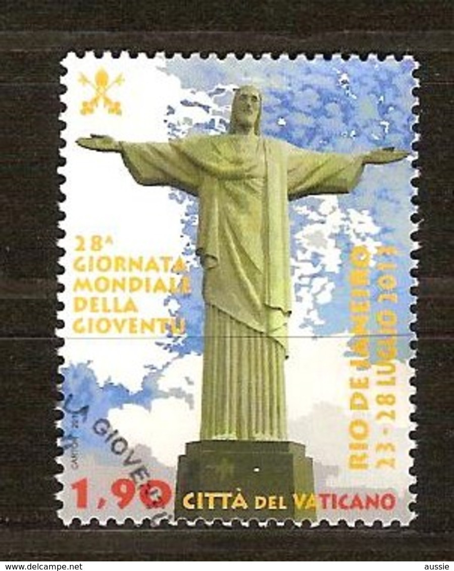 Vaticaan Vatikaan 2013 Rio JMJ  (°) Oblitéré Used  Nominale 1,90 Euro - Oblitérés