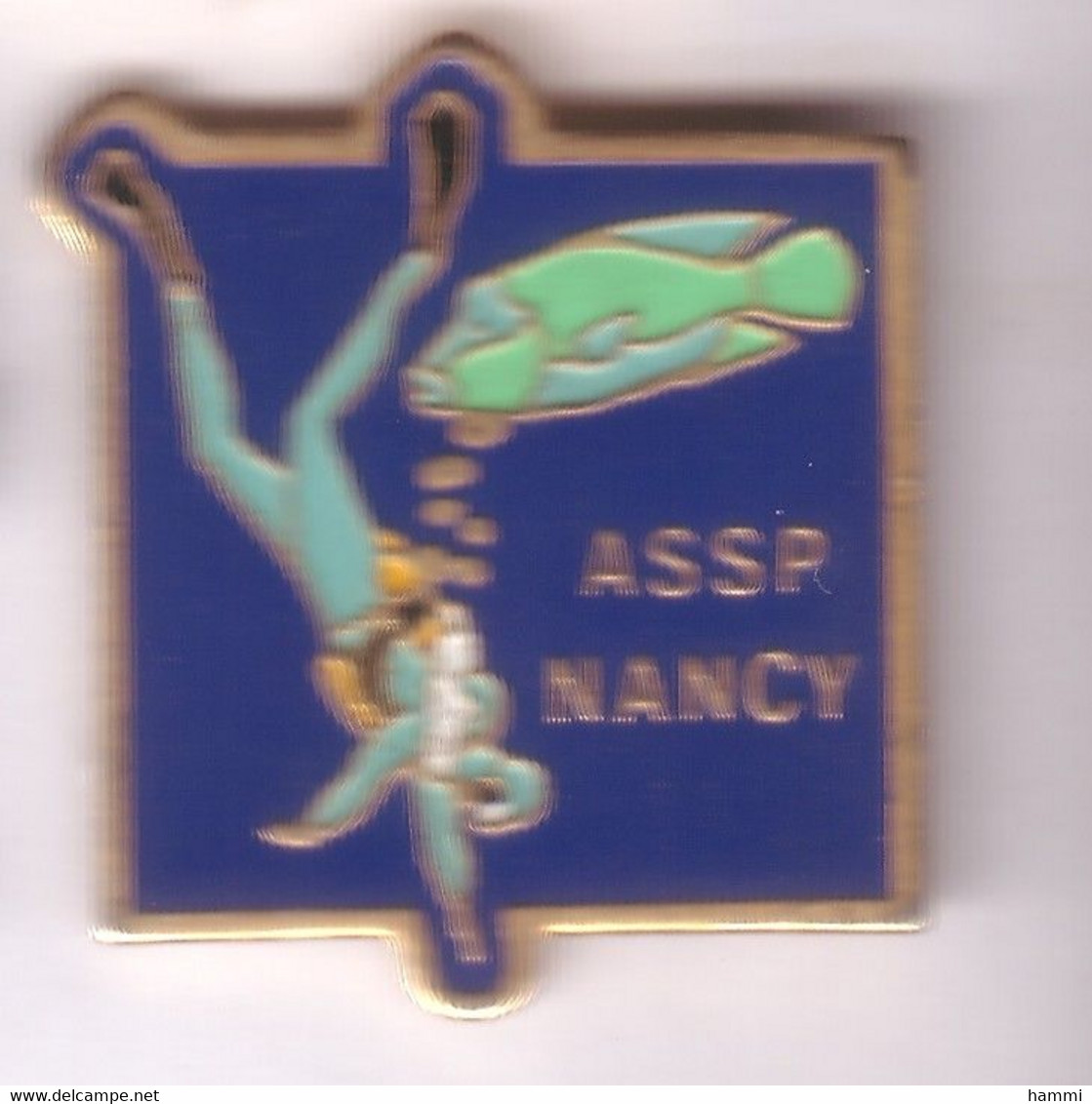 H117 Pin's PLONGEE CLUB NAUTIQUE DE NANCY ASSP Meurthe Moselle Achat Immédiat - Diving