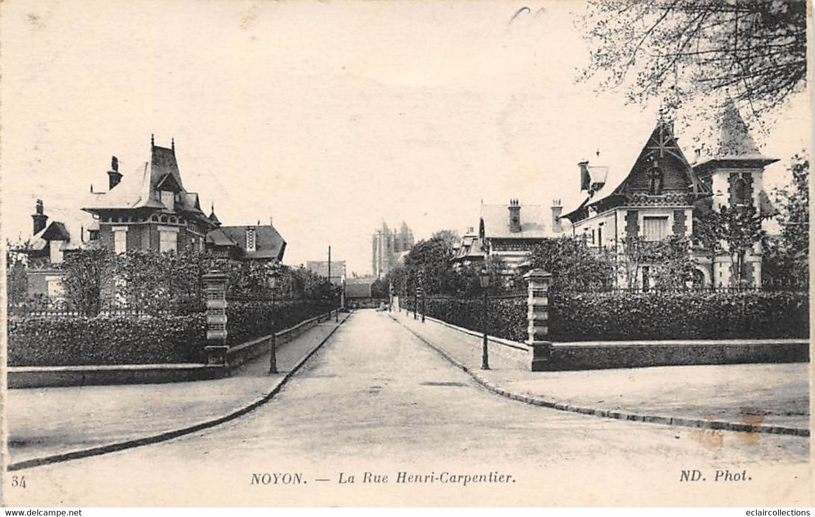 Noyon          60         La Rue Henri Carpentier      (voir Scan) - Noyon