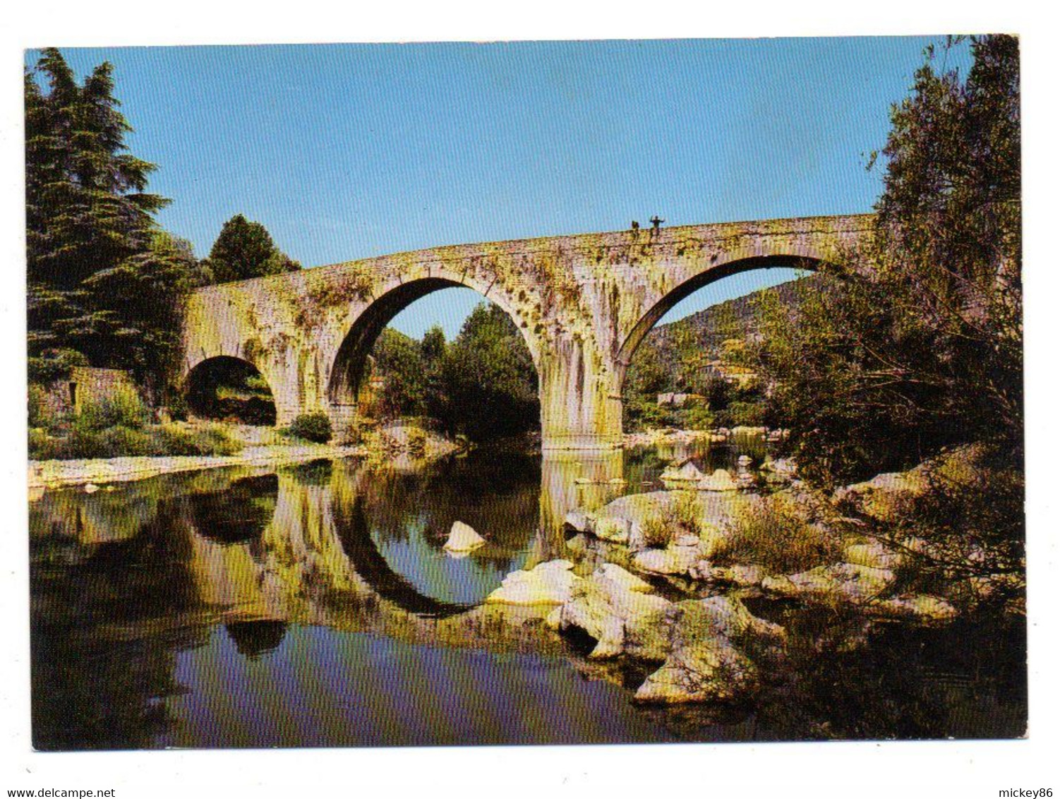 GANGES -- Le Vieux Pont Sur L'Hérault  (petite Animation)..............à Saisir - Ganges