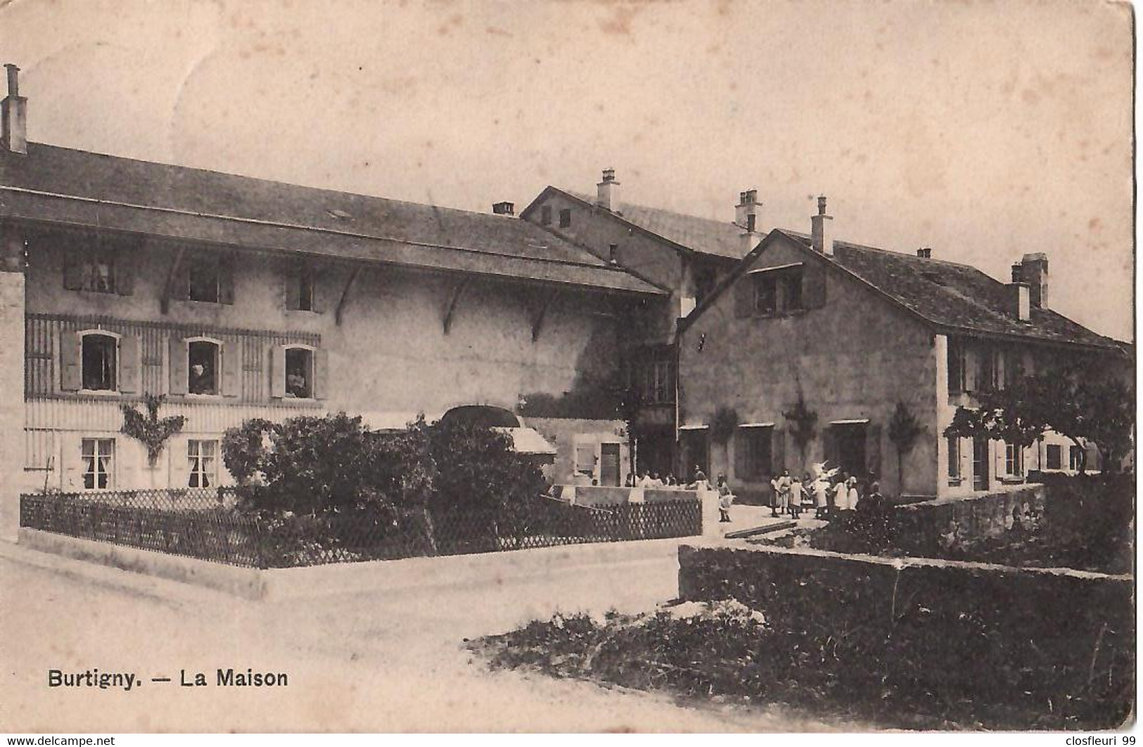 Burtigny - La Maison. Oblit. 1909 - Burtigny