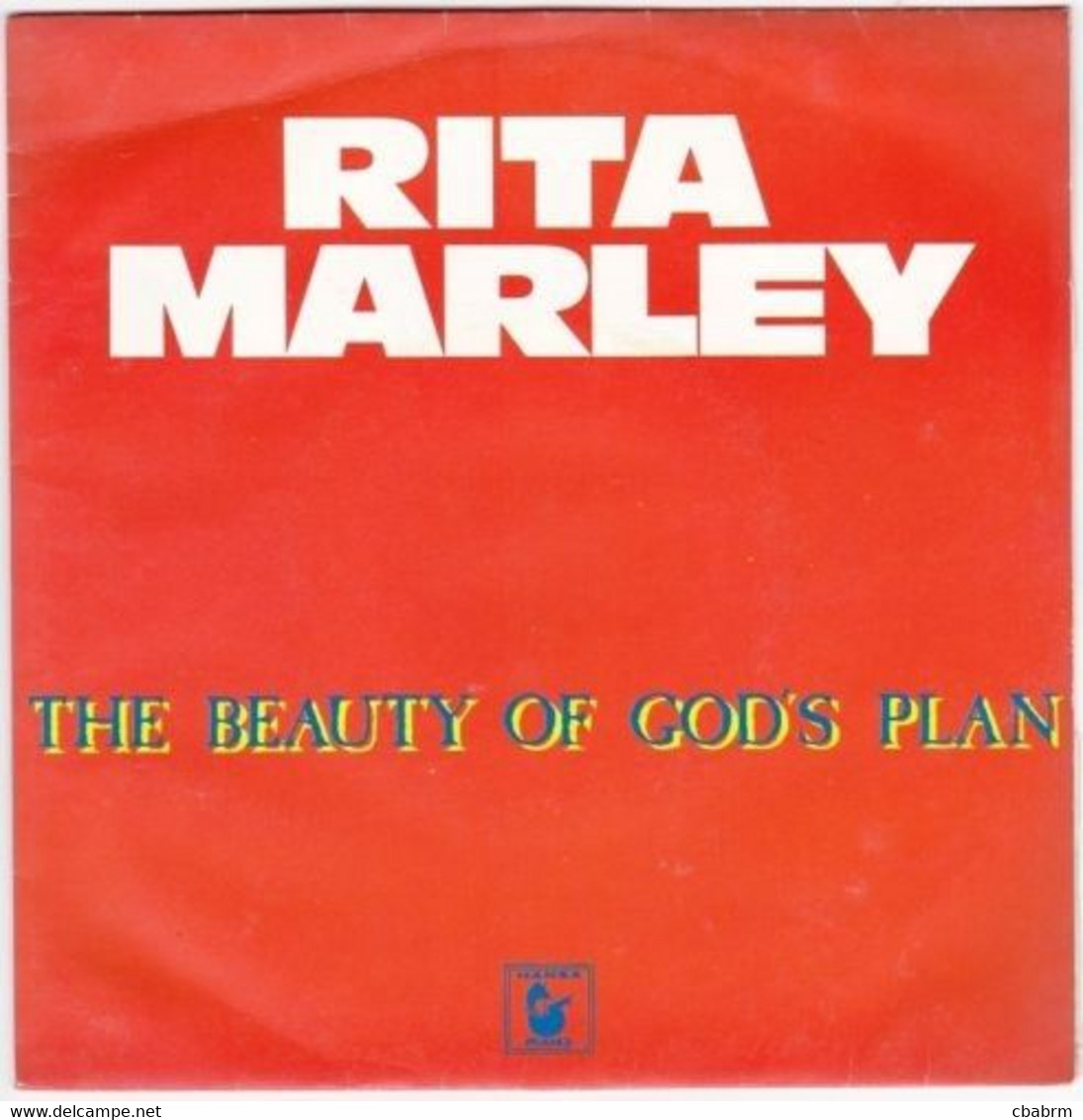 SP 45 TOURS RITA MARLEY THE BEAUTY OF GOD'S PLAN CARRERE 1980 - Reggae