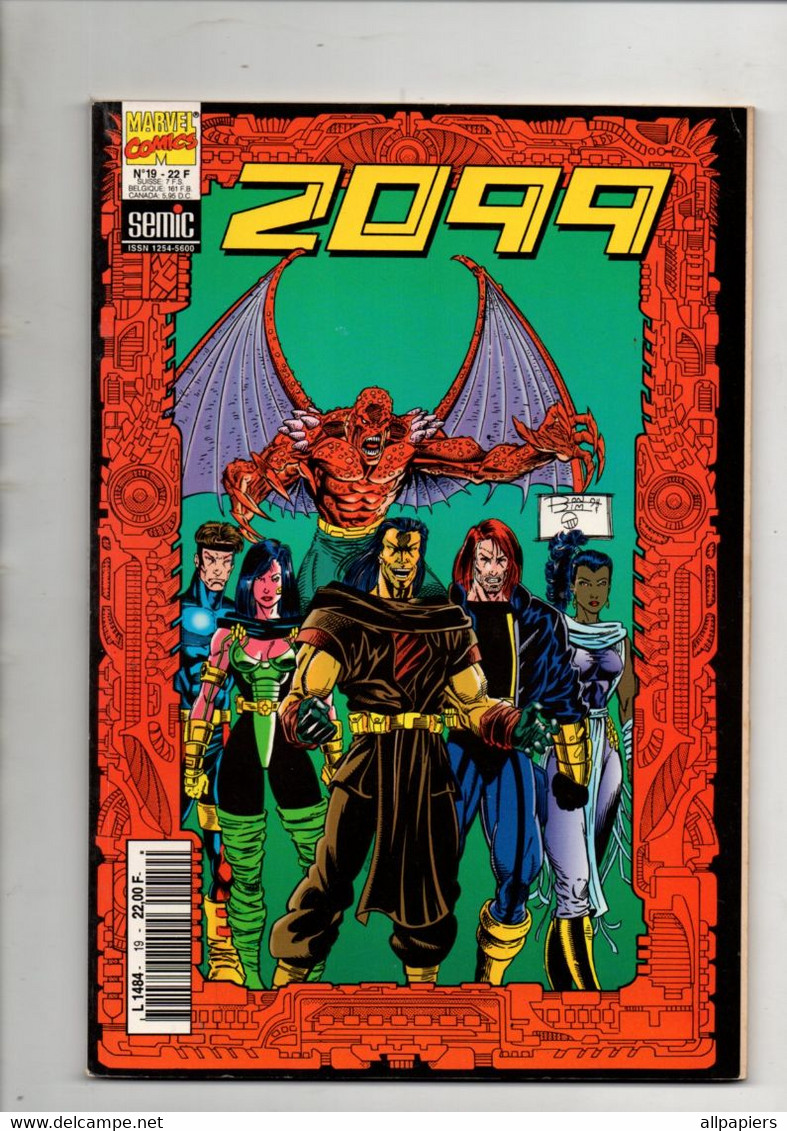 Comics 2099 N°19 Ghost Rider 2 - Spider-Man 19 - Hulk 2099 - X-Men 9 - éditions Semic De 1995 - Lug & Semic