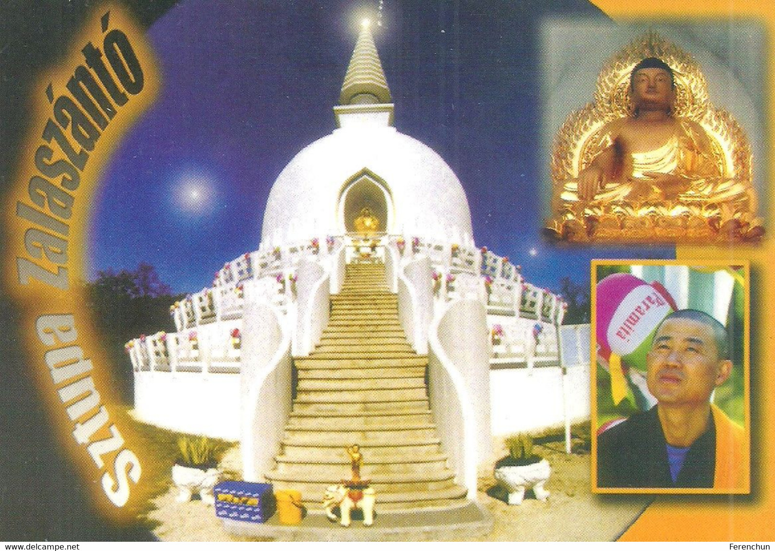 BUDDHIST RELIGION * BUDDHISM * BUDDHA * THE PEACE STUPA * ZALASZANTO * ELEPHANT * ANIMAL * BBSz 05 * Hungary - Buddhismus