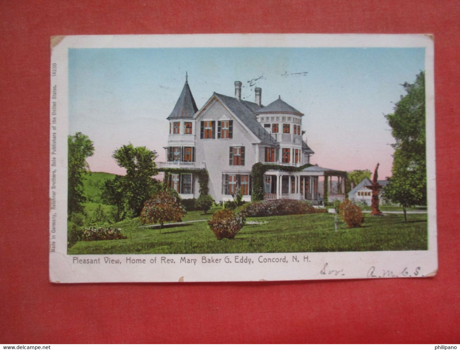 Copper Window  Pleasant View  Home Of Rev Mary Baker G Eddy  New Hampshire > Concord       Ref 4497 - Concord