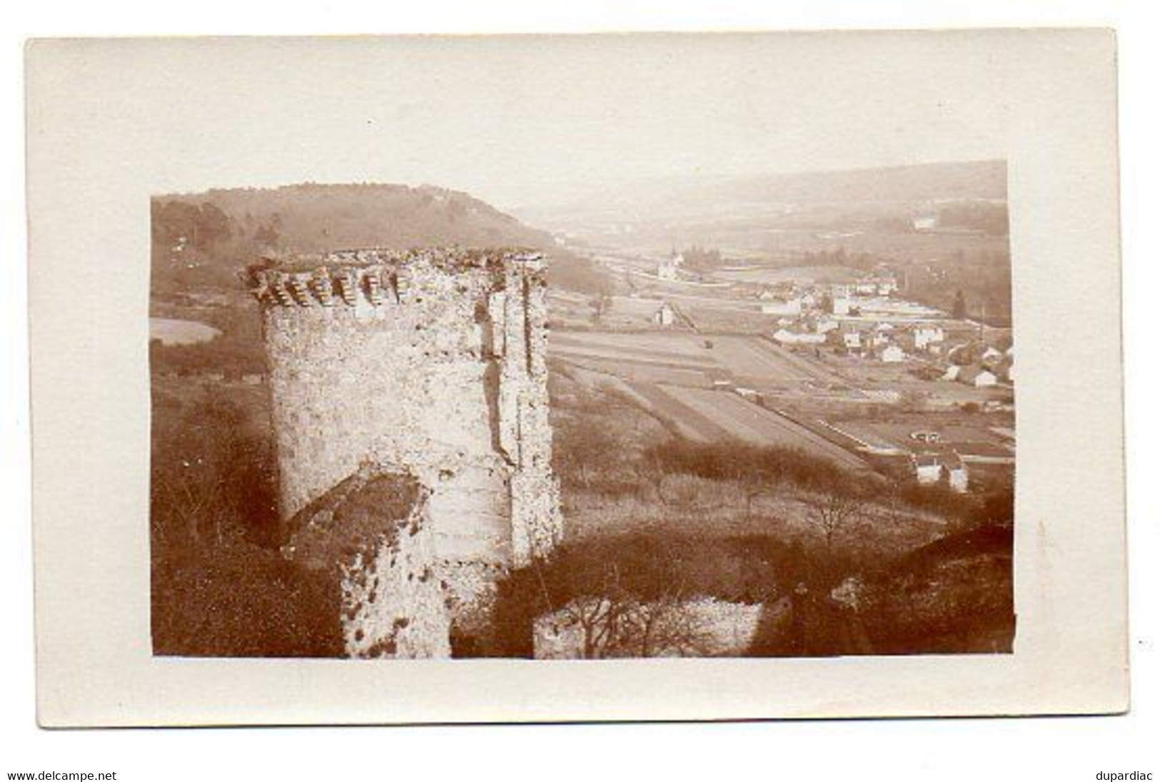 78 - Yvelines / Carte Photo De La Vallée De Chevreuse, Vue Du Château De La Madeleine (Carte "AUTO"). - Otros & Sin Clasificación