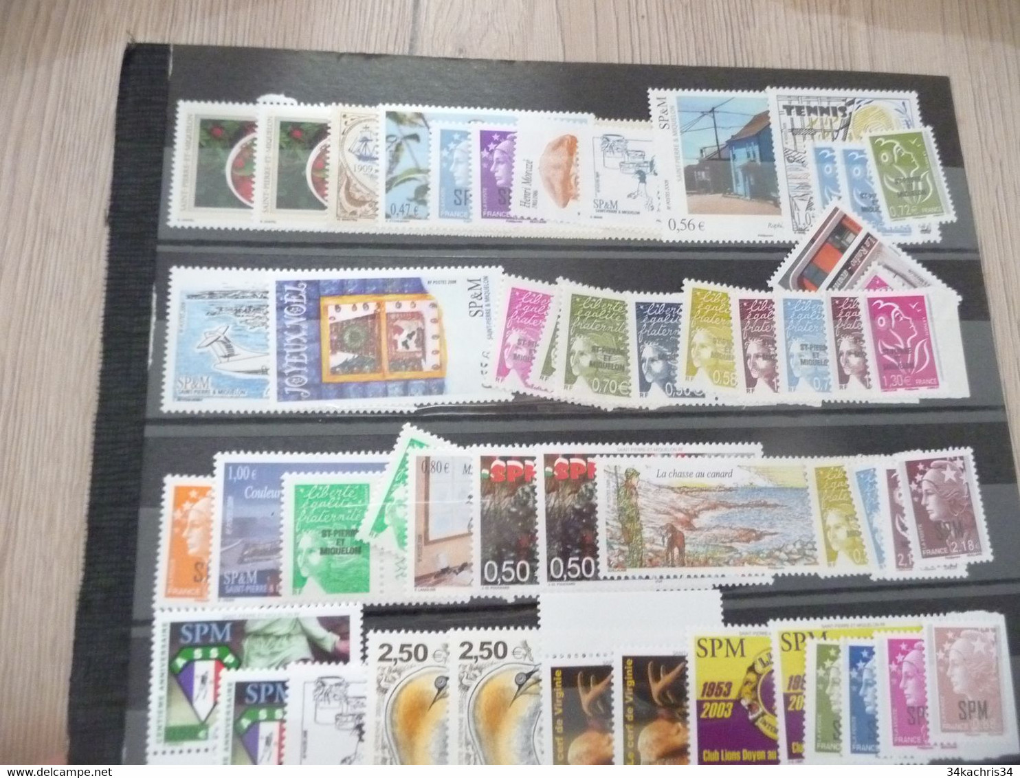 Saint Pierre Et Miquelon Lot TP En € En Majorité + De 120€ De Faciale - Unused Stamps