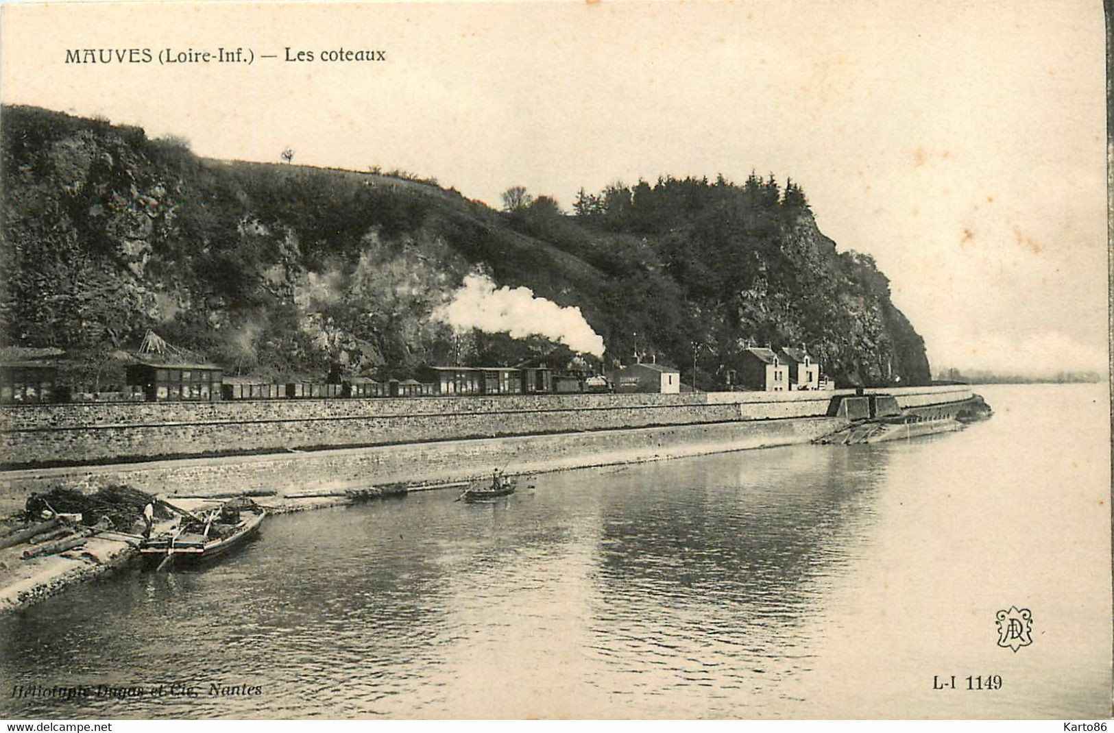 Mauves * Les Côteaux * Passage D'un Train * Ligne Chemin De Fer Loire Atlantique - Mauves-sur-Loire