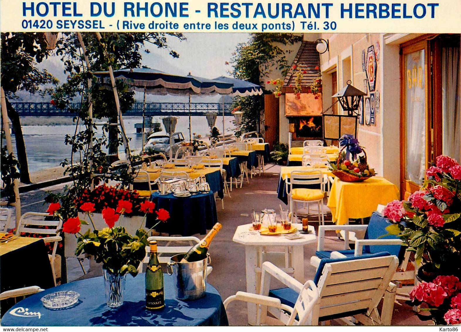 Seyssel * Hôtel Du Rhone * Restaurant HERBELOT - Seyssel