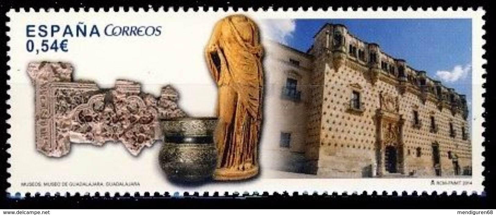 ESPAGNE SPANIEN SPAIN ESPAÑA 2014 MUSEUM OF GUADALAJARA  MNH ED 4873 YV  4577 MI 4872 SG 4850 SC 3965 - Nuovi