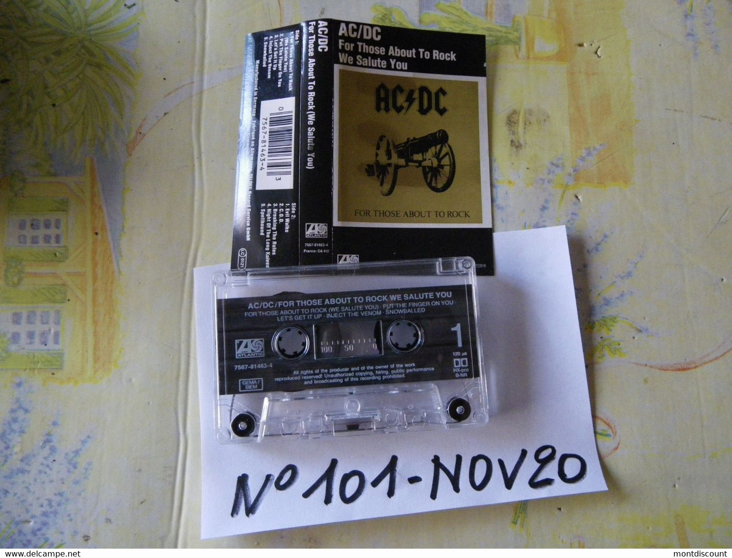 ACDC AC-DC K7 AUDIO VOIR PHOTO...ET REGARDEZ LES AUTRES (PLUSIEURS) - Audio Tapes