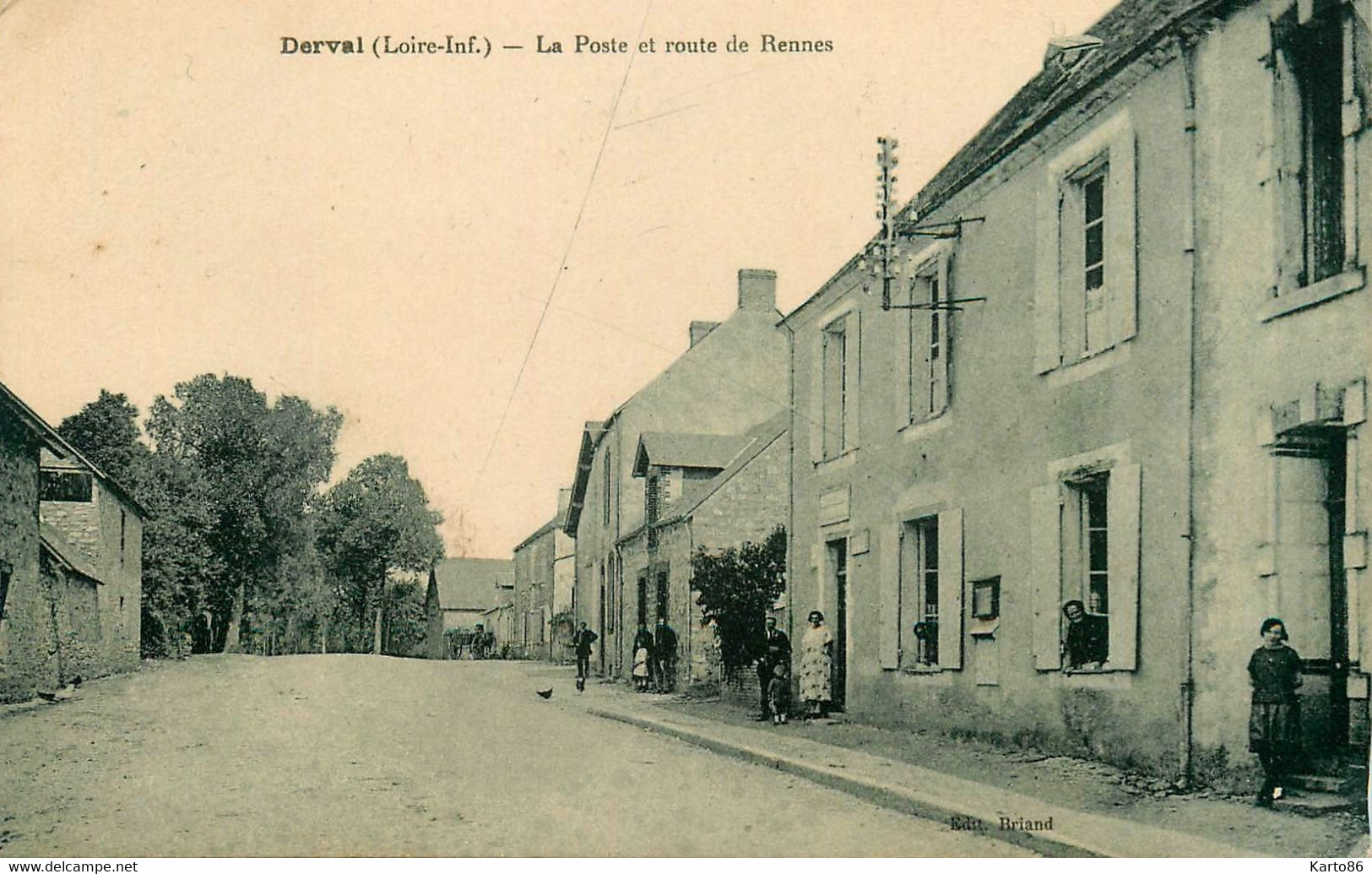 Derval * Route De Rennes Et La Poste - Derval