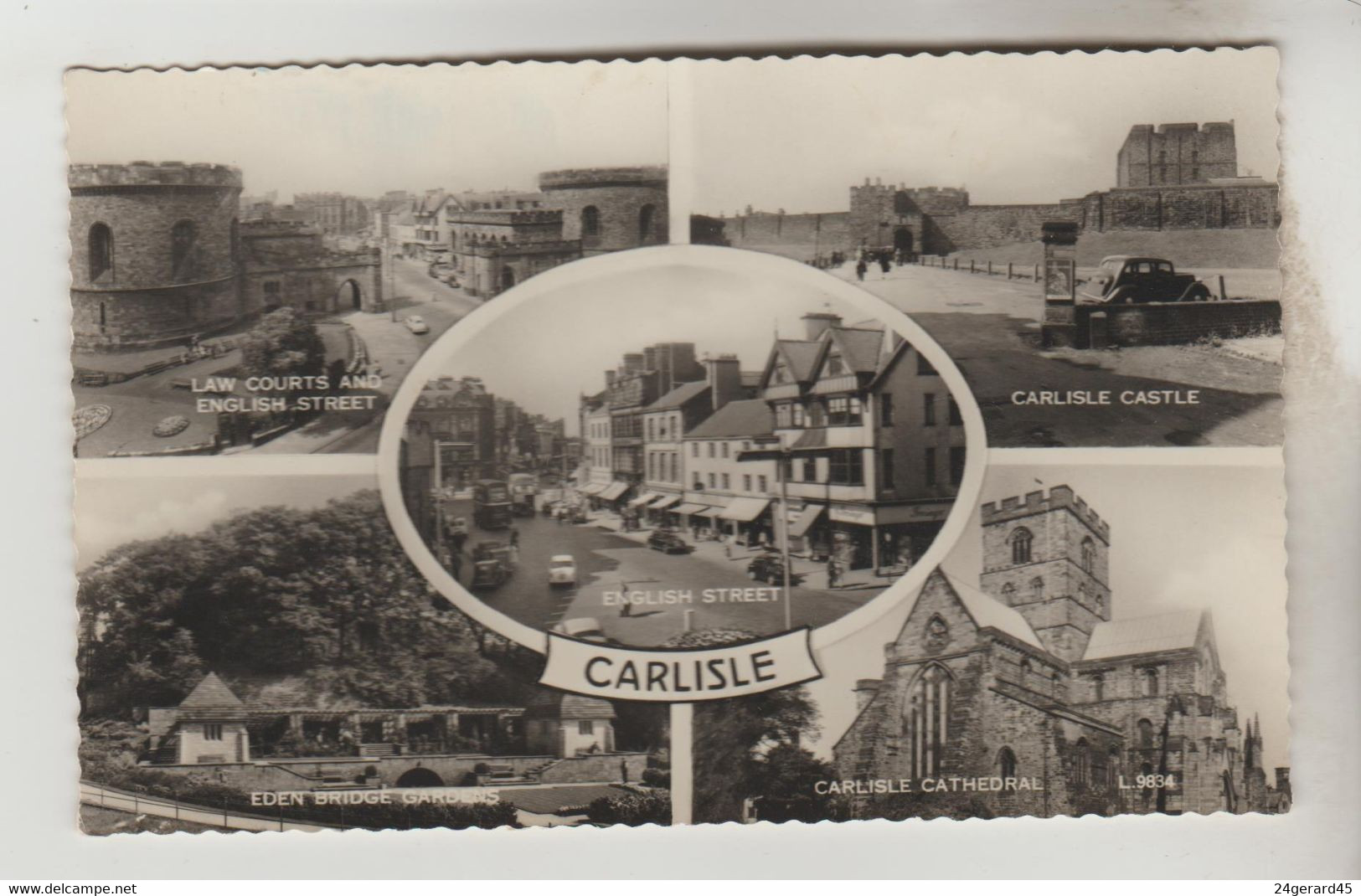CPSM CARLISLE (Angleterre-Cumberland) - 5 Vues - Carlisle